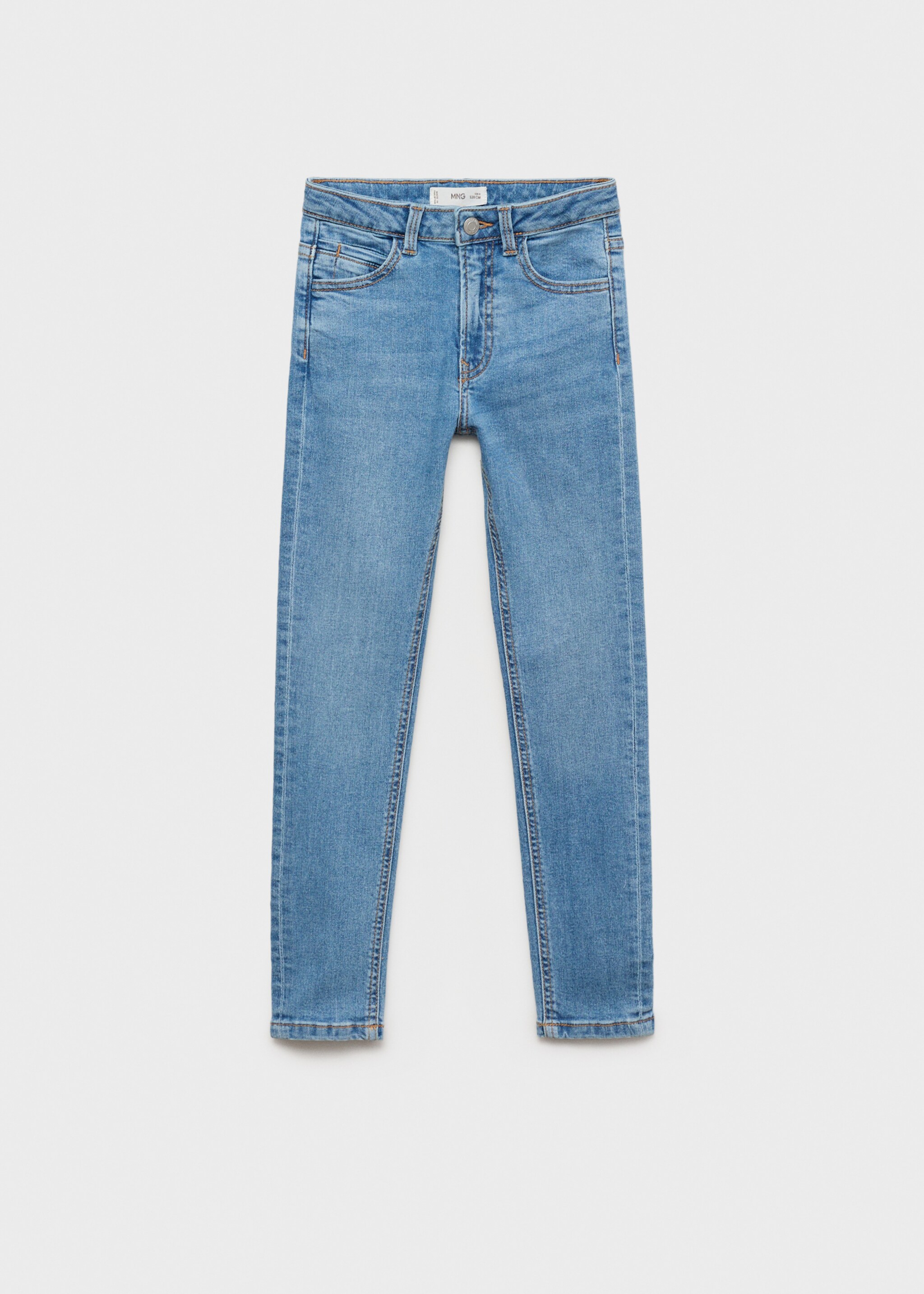 Star-embroidered skinny jeans - Article without model