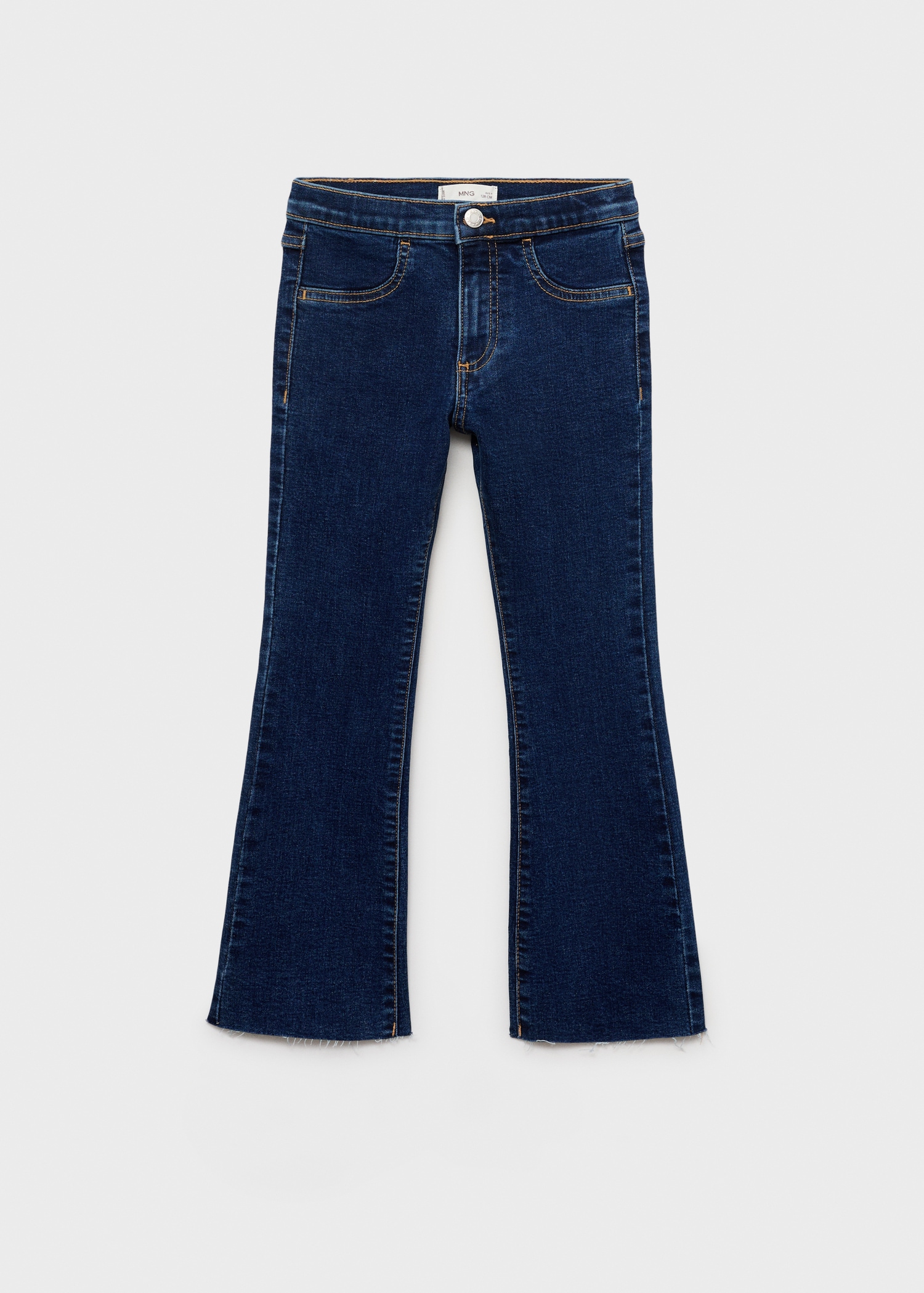 Frayed low-rise skinny jeans - Article without model