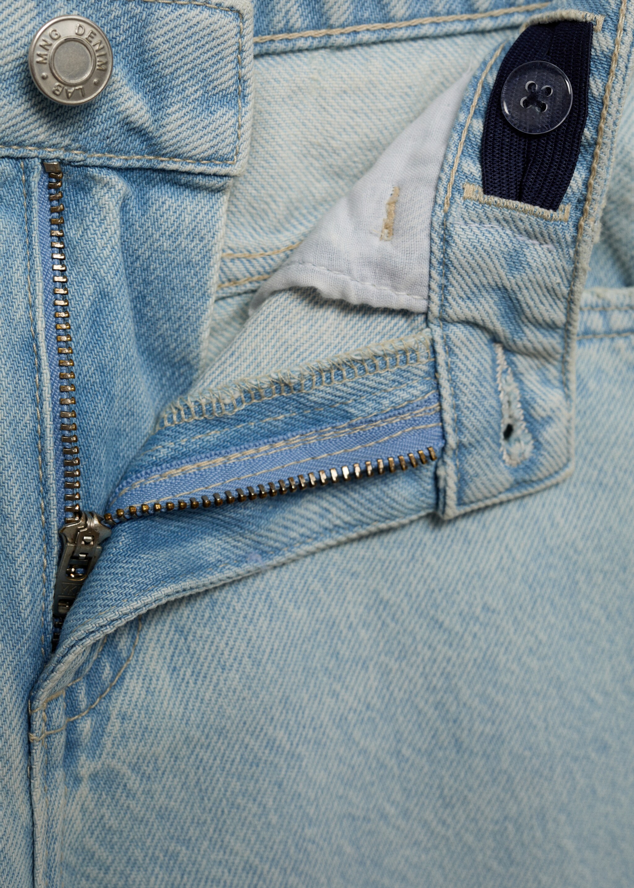 Wideleg jeans with turned-up hem - Details of the article 8