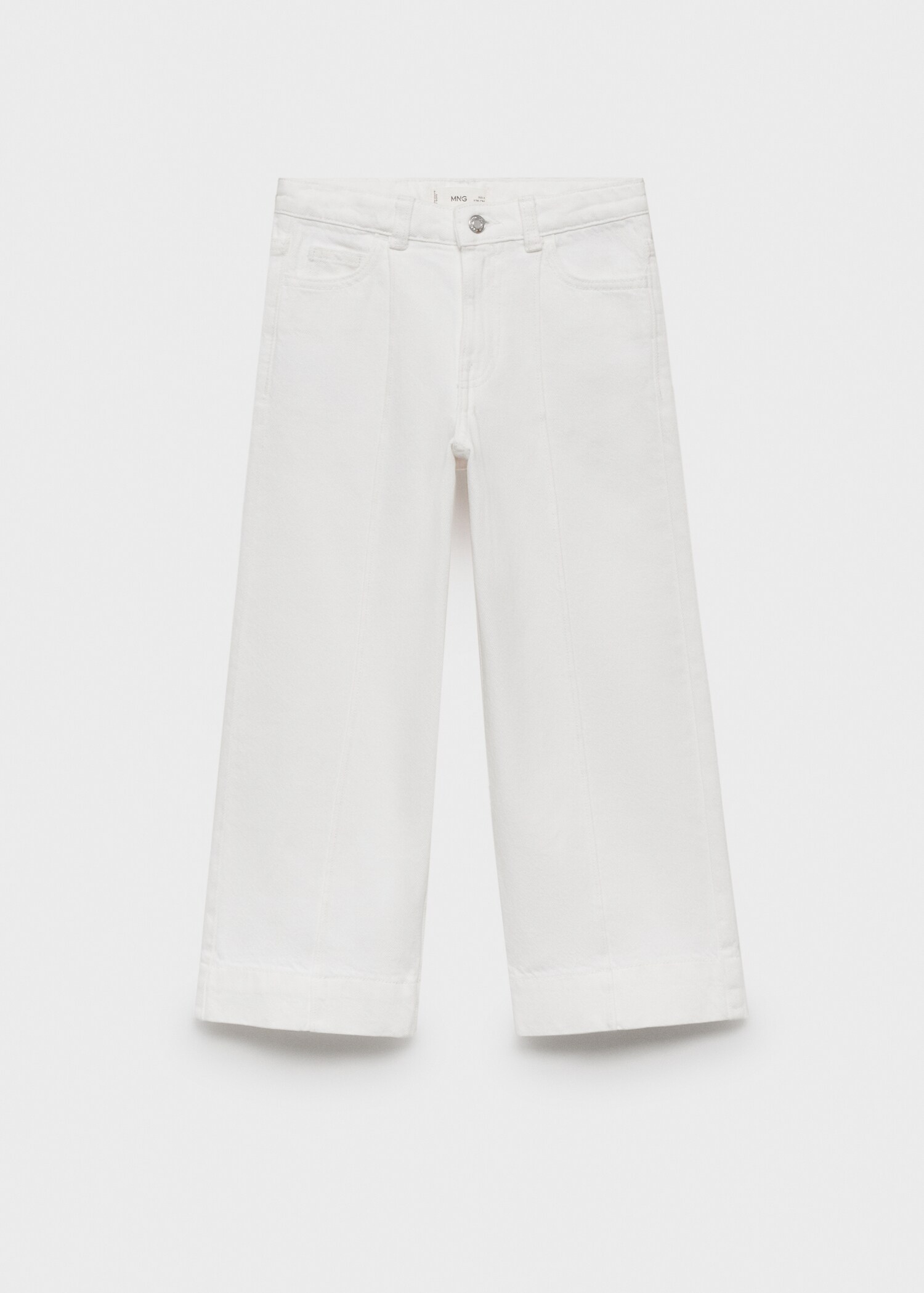 Culotte jeans with seam detail - Article without model