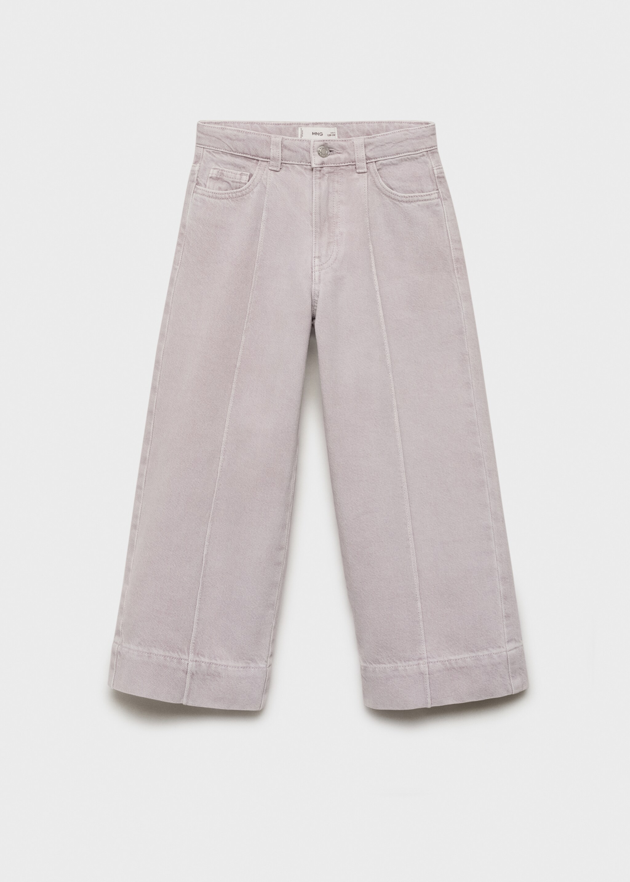 Jeansy culotte z przeszyciami - Artykuł bez modela/modelki