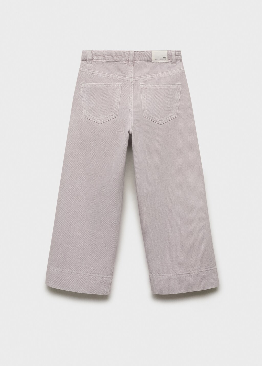 Culotte jeans with seam detail