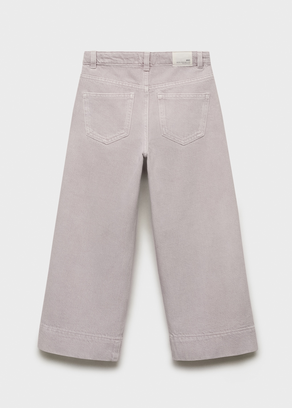Culotte jeans with seam detail