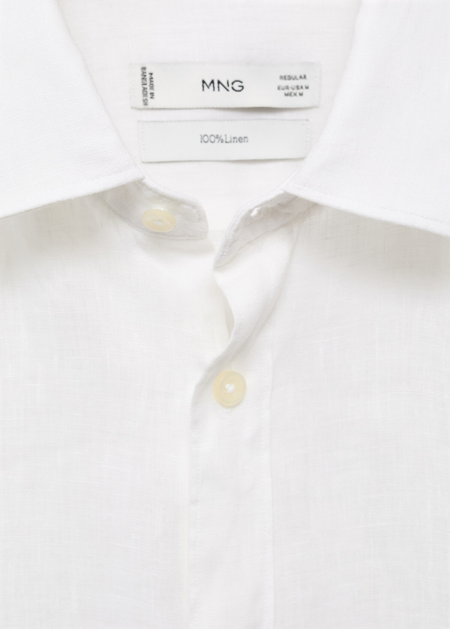 Chemise 100 % lin - Détail de l'article 8