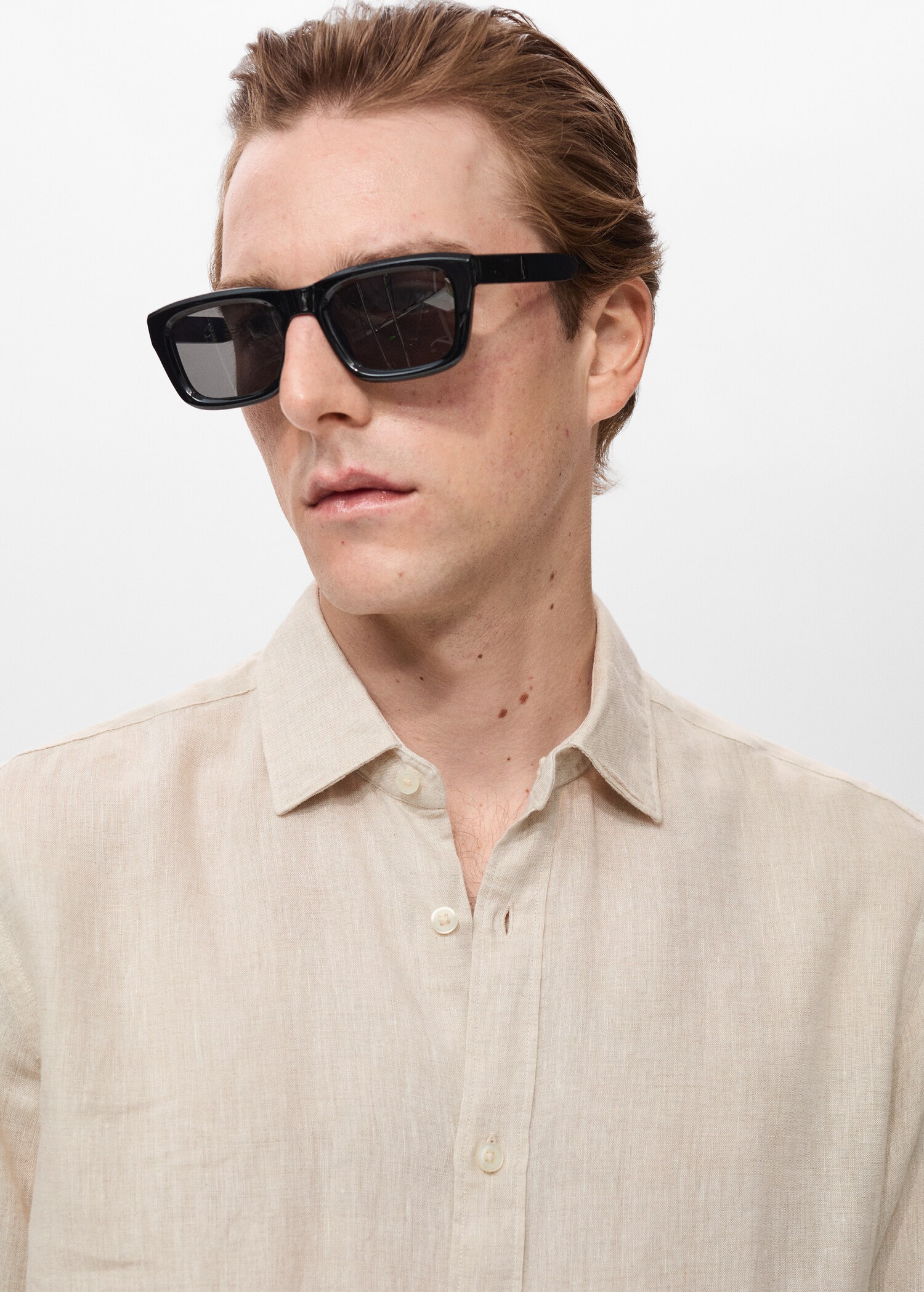 Linen 100% shirt - Details of the article 1