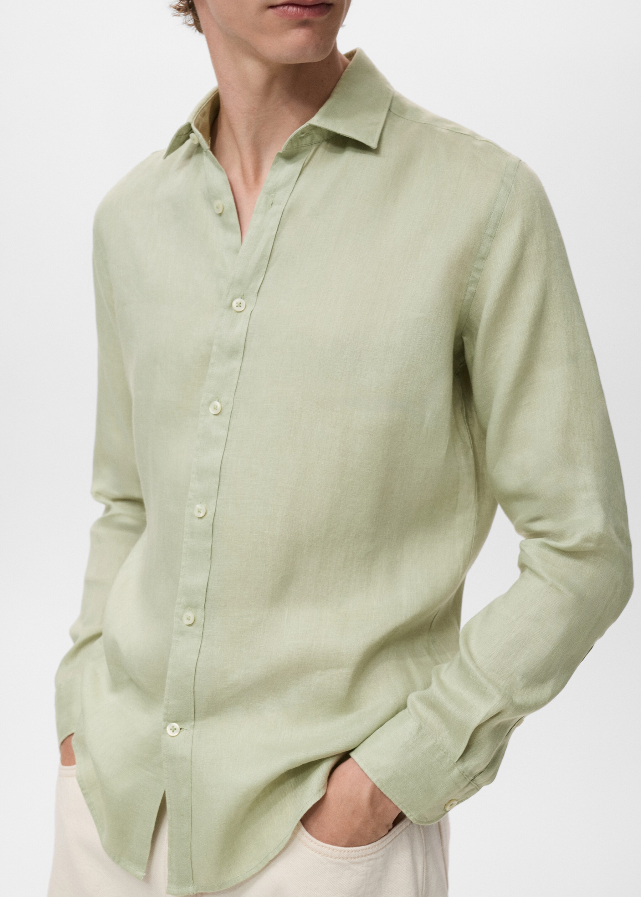 Chemise 100 % lin - Détail de l'article 6
