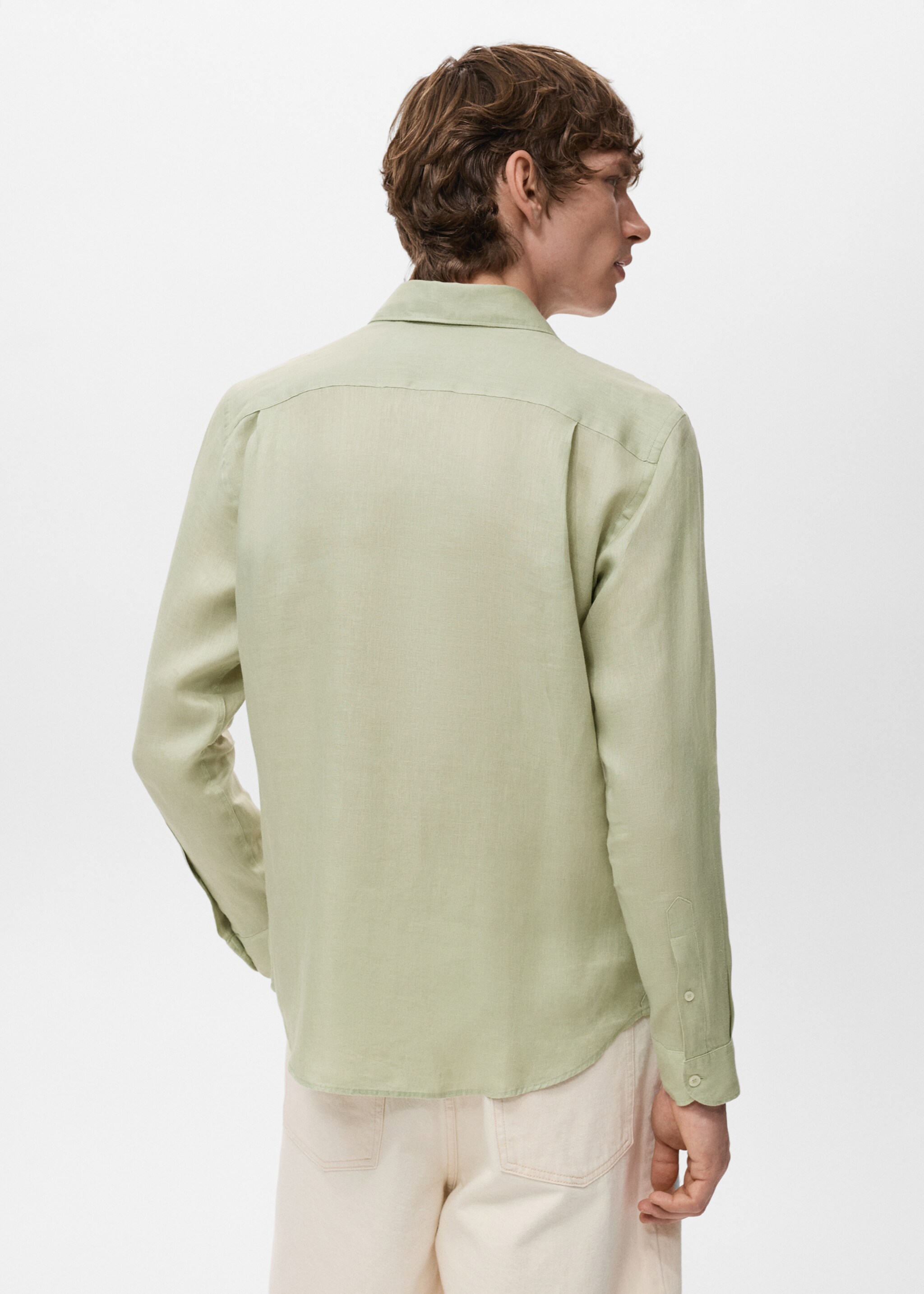 Chemise 100 % lin - Verso de l’article