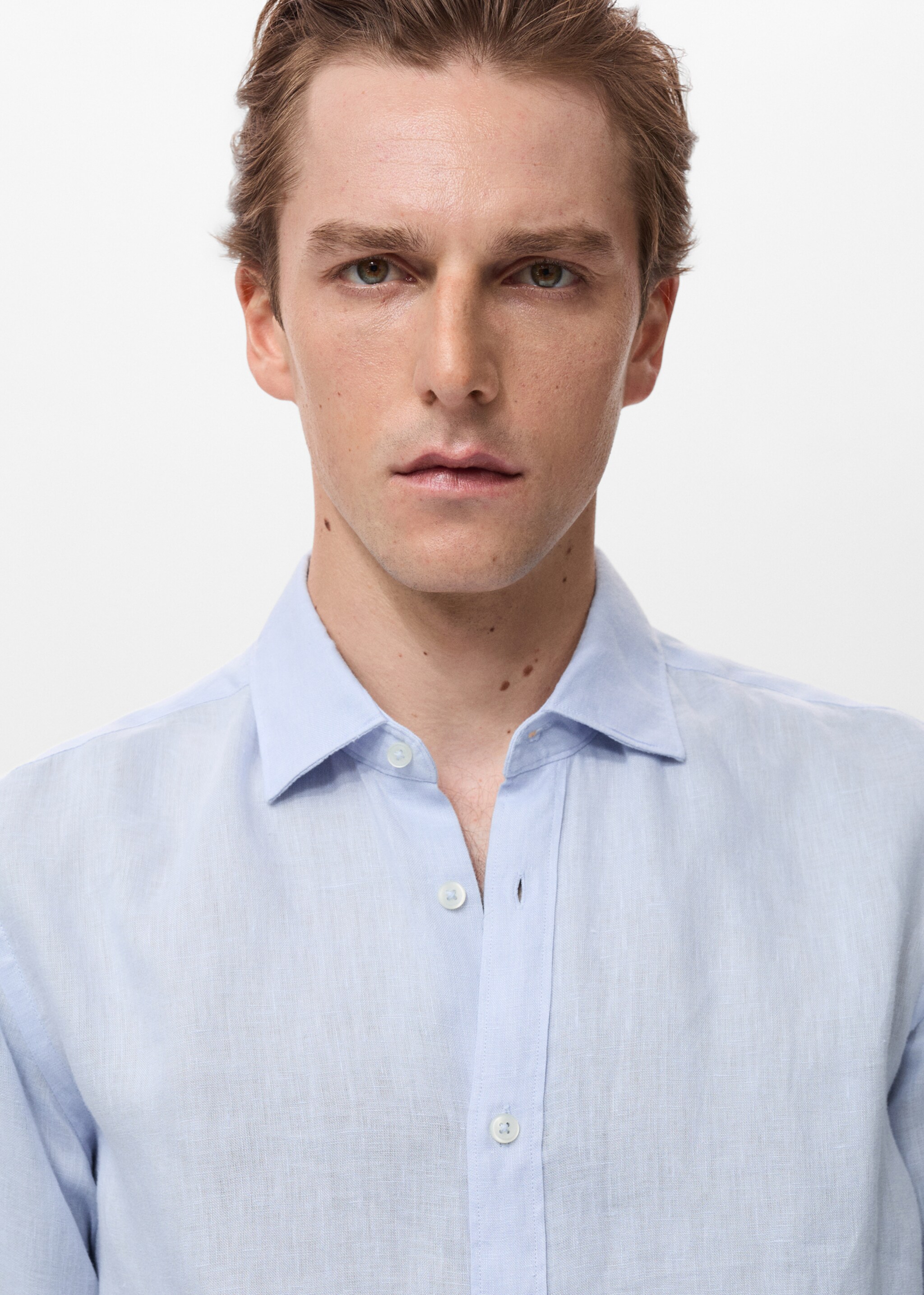 Linen 100% shirt - Details of the article 1