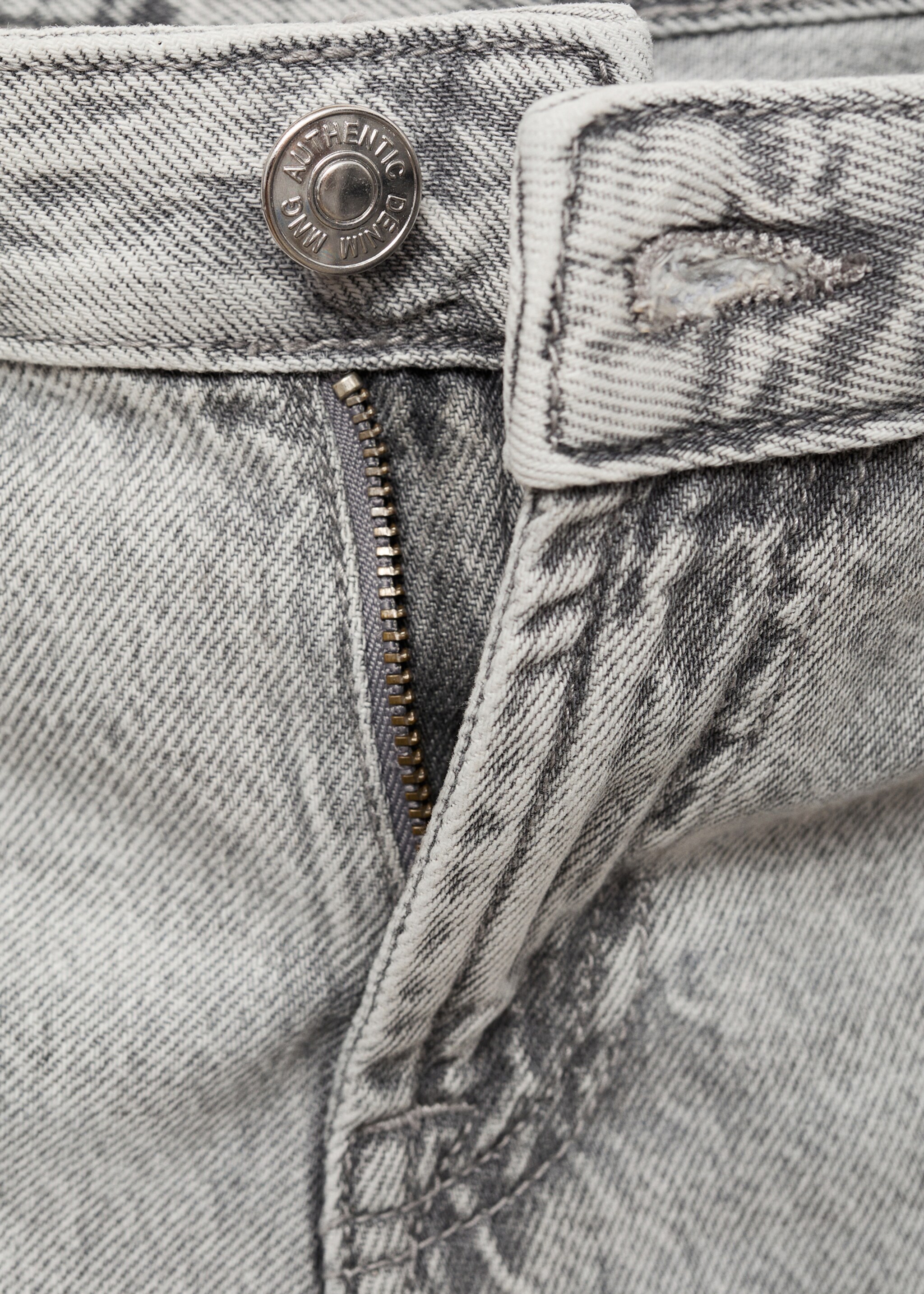 Wide leg jeans with seam detail - Details of the article 8