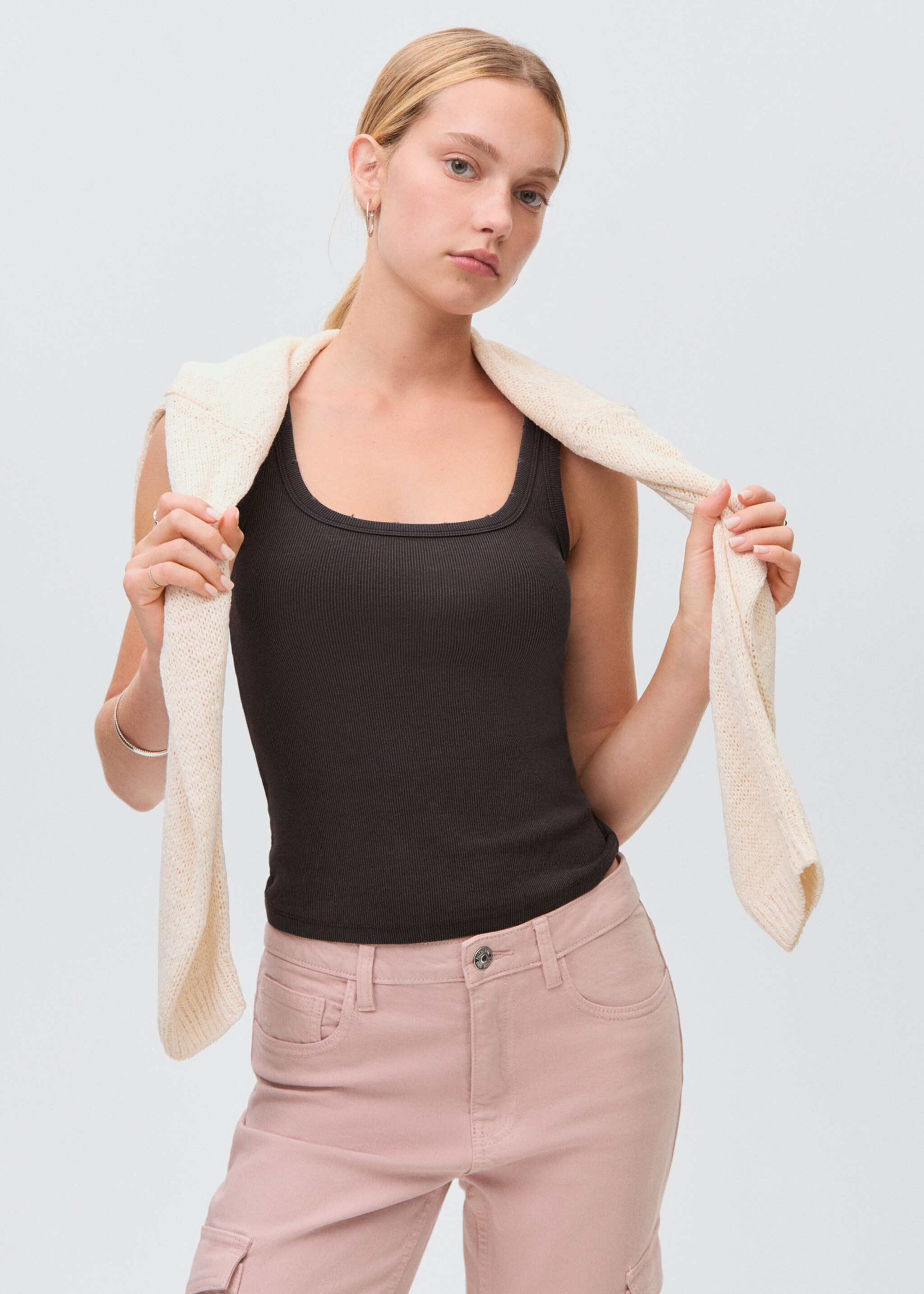 Jean cargo flare - Plan moyen