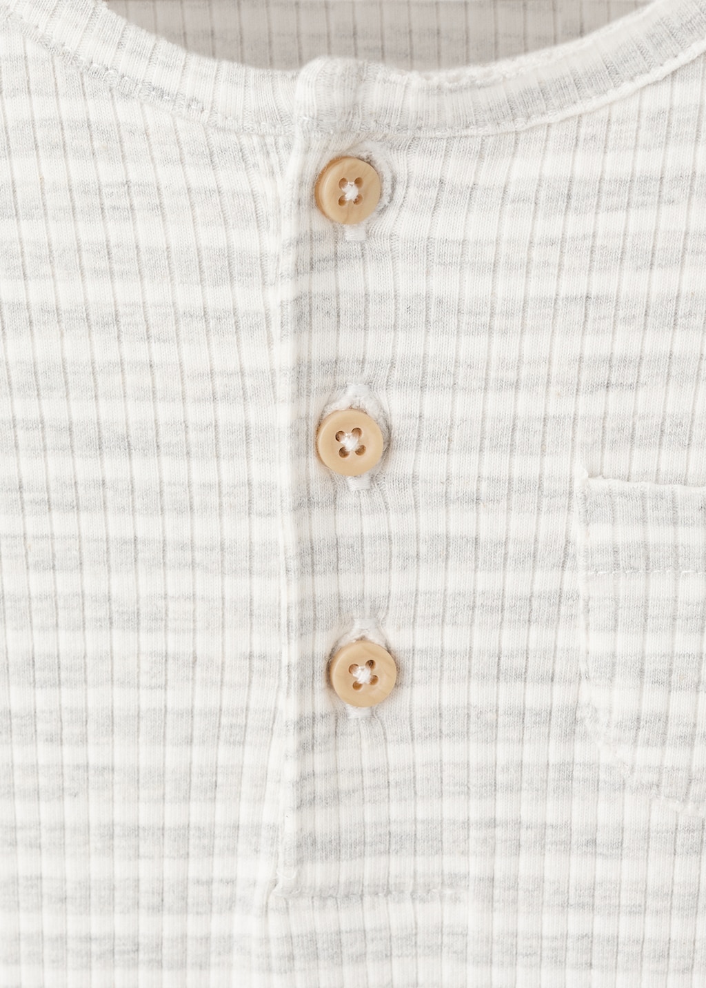 Striped onesie pajama