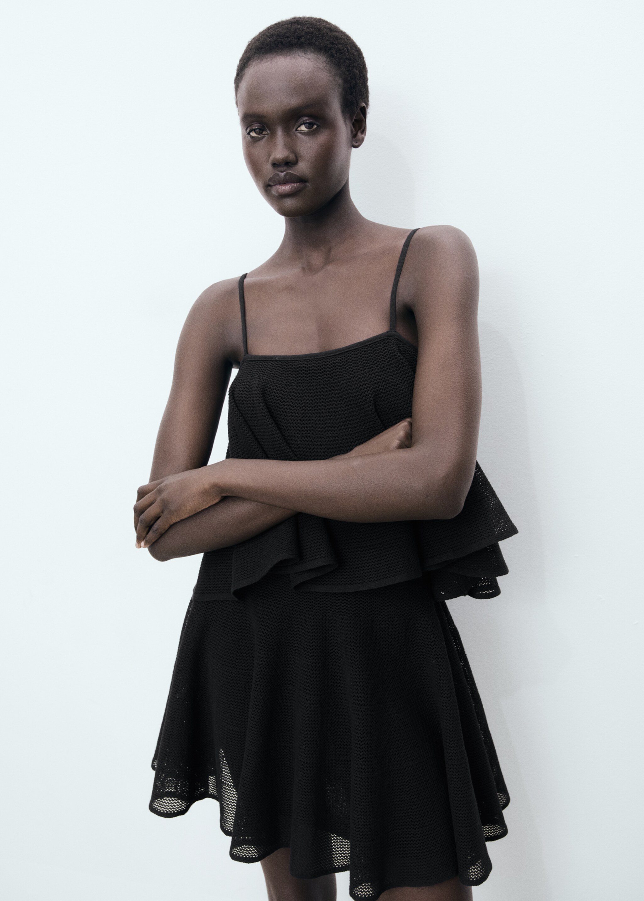 Robe maille volant - Détail de l'article 1