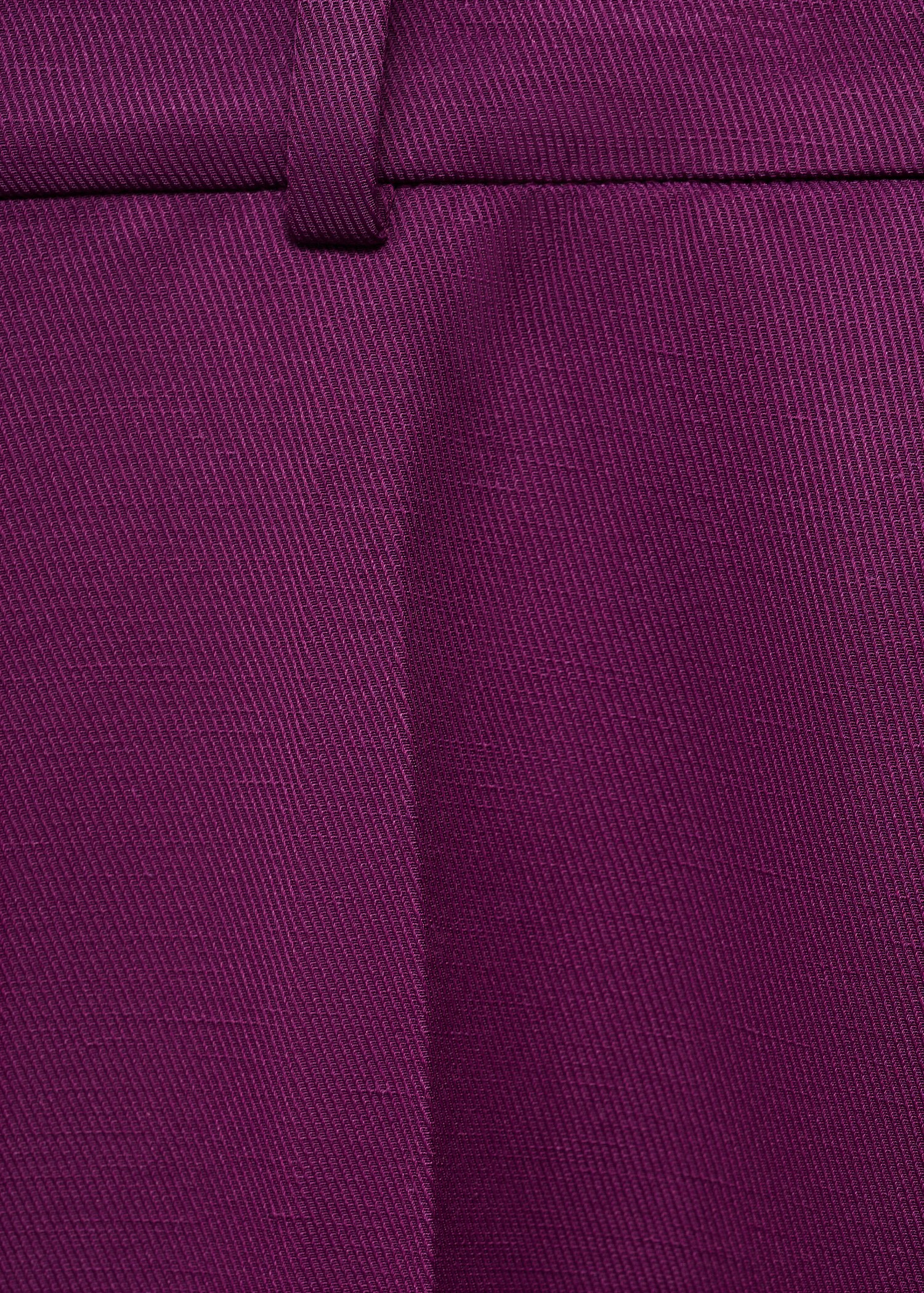 Straight-fit linen-blend suit trousers - Details of the article 0