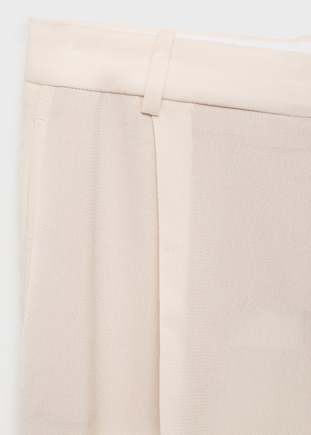 Straight-fit suit pants