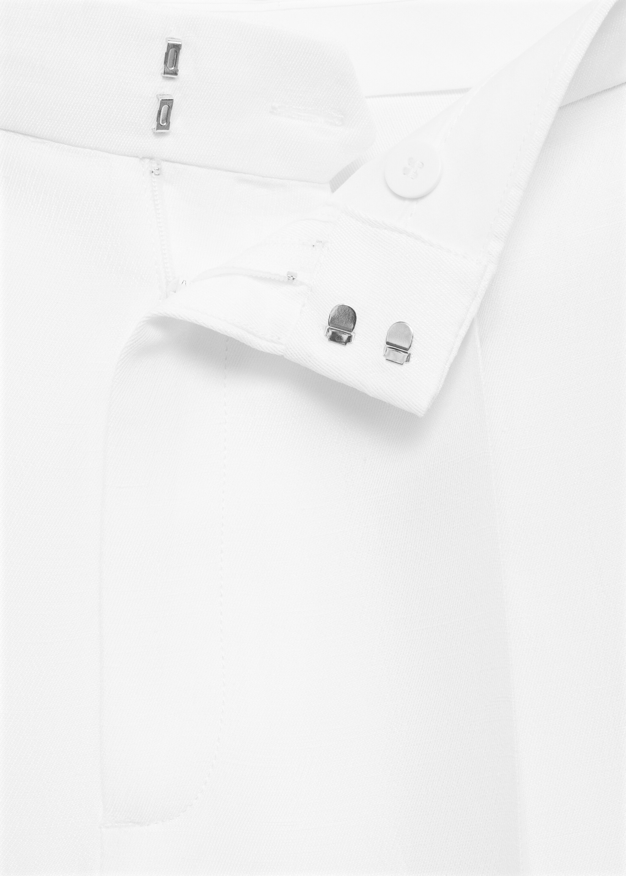 Pantalon mélange de lin pinces - Détail de l'article 8