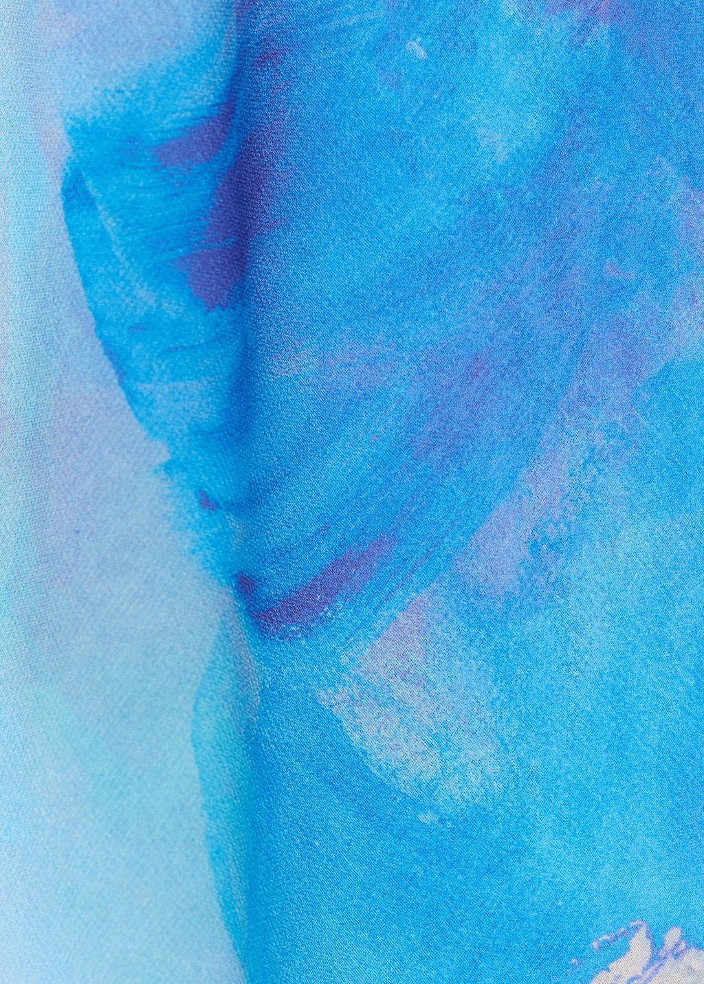 Asymmetrical floral scarf dress