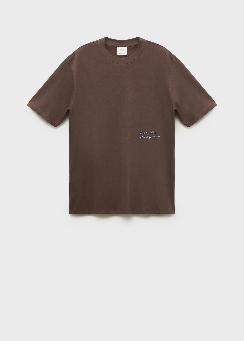 T-shirt with printed patch