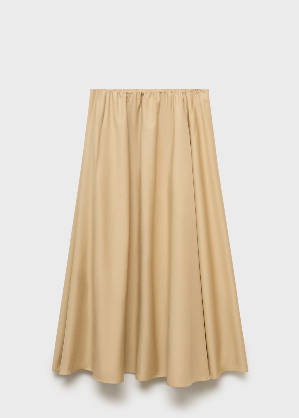 Flared cotton skirt