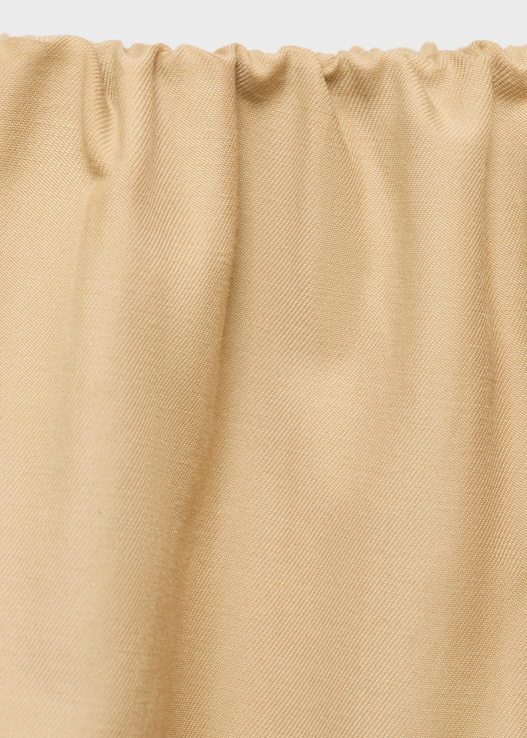 Flared cotton skirt - Details of the article 0