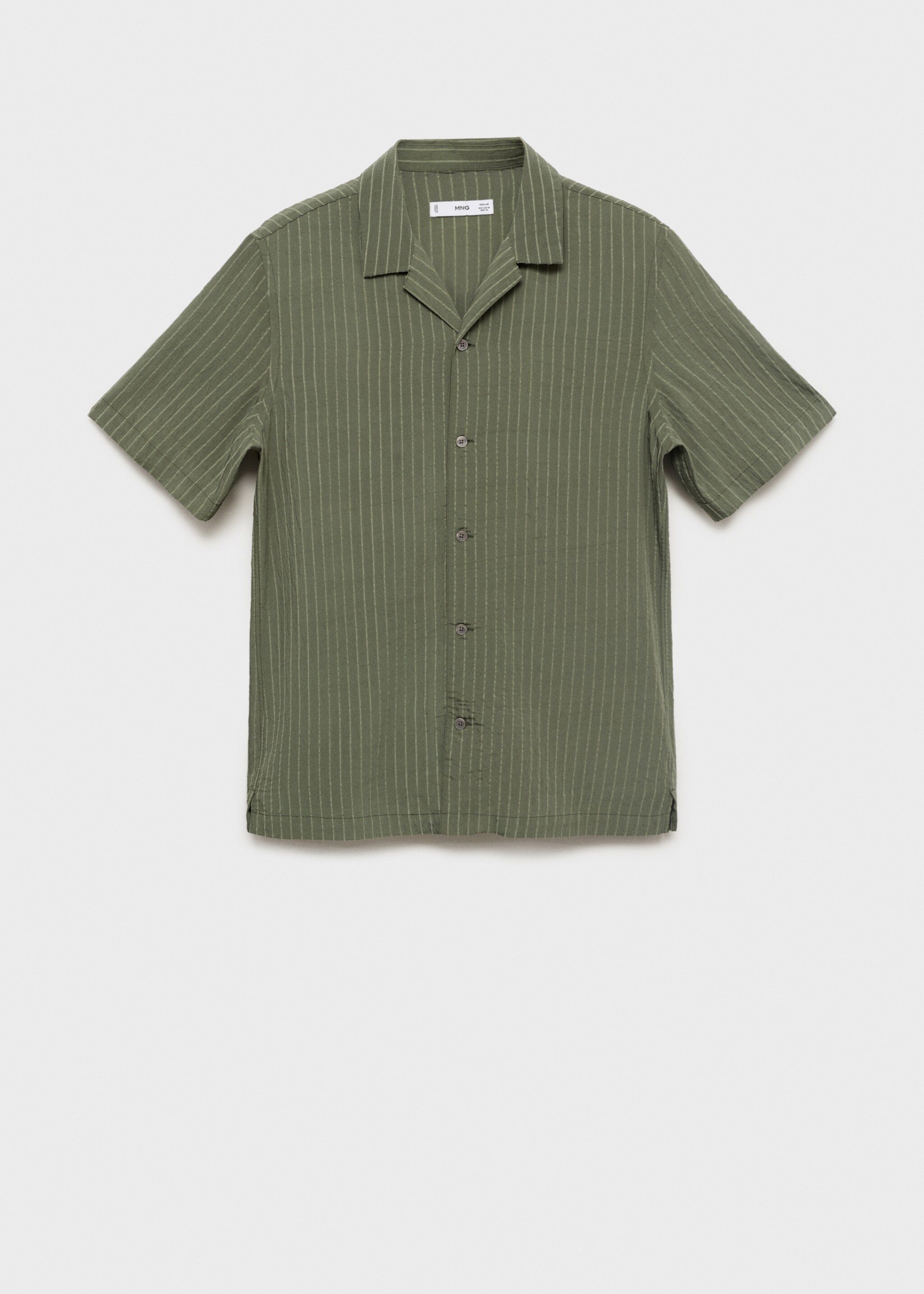 Short sleeve striped shirt - Article without model