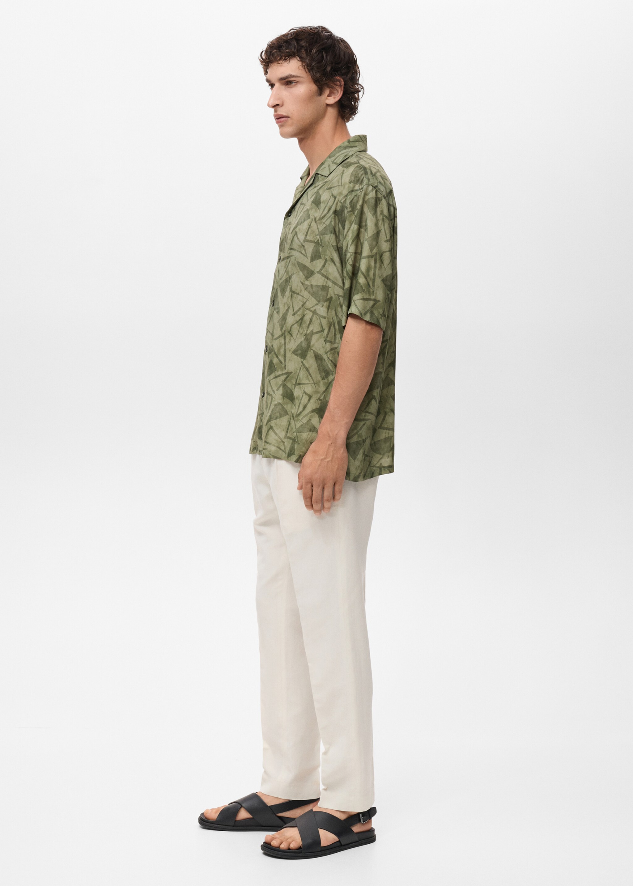 Printed bowling shirt - Details of the article 2