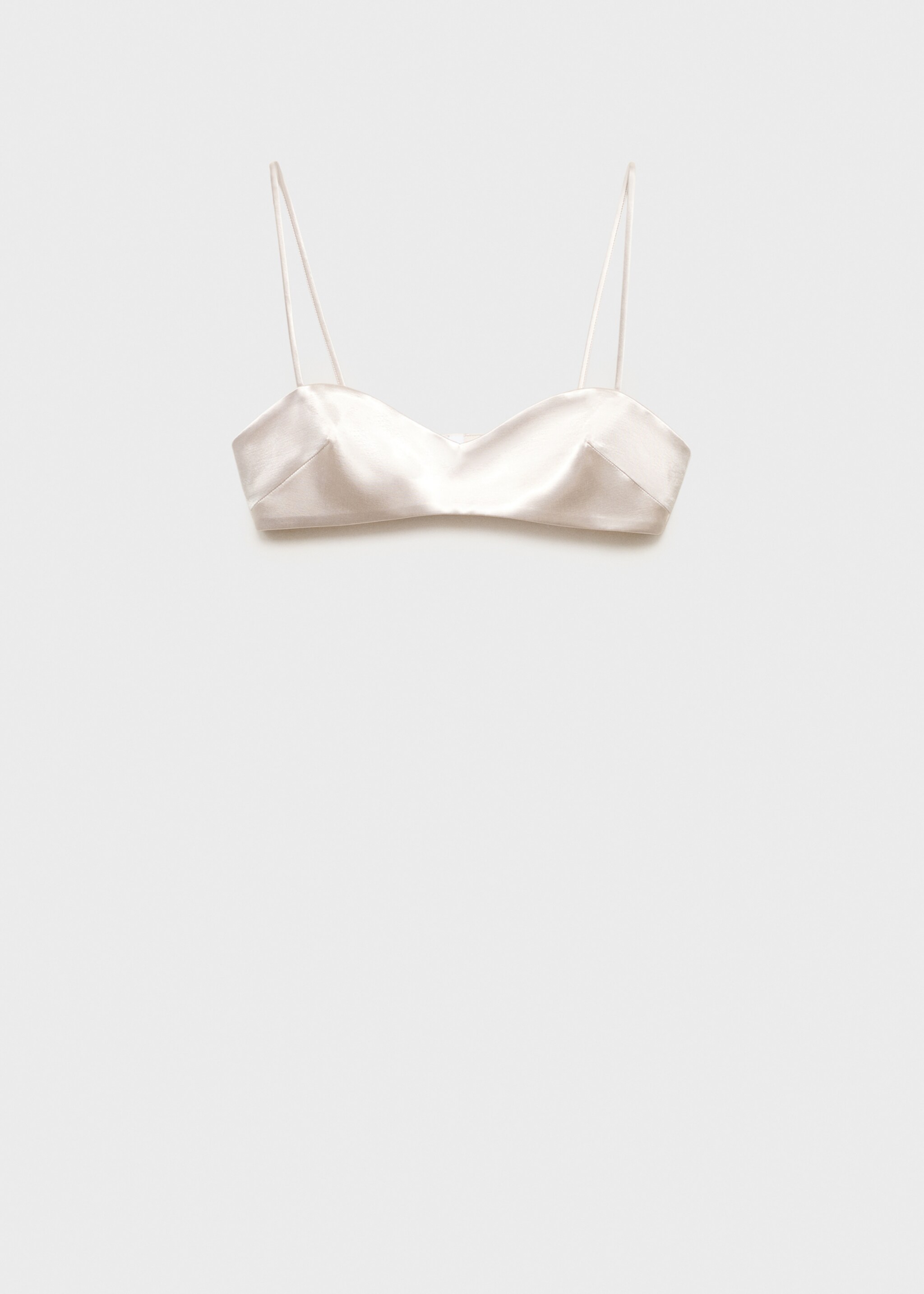 Satin crop top - Article without model