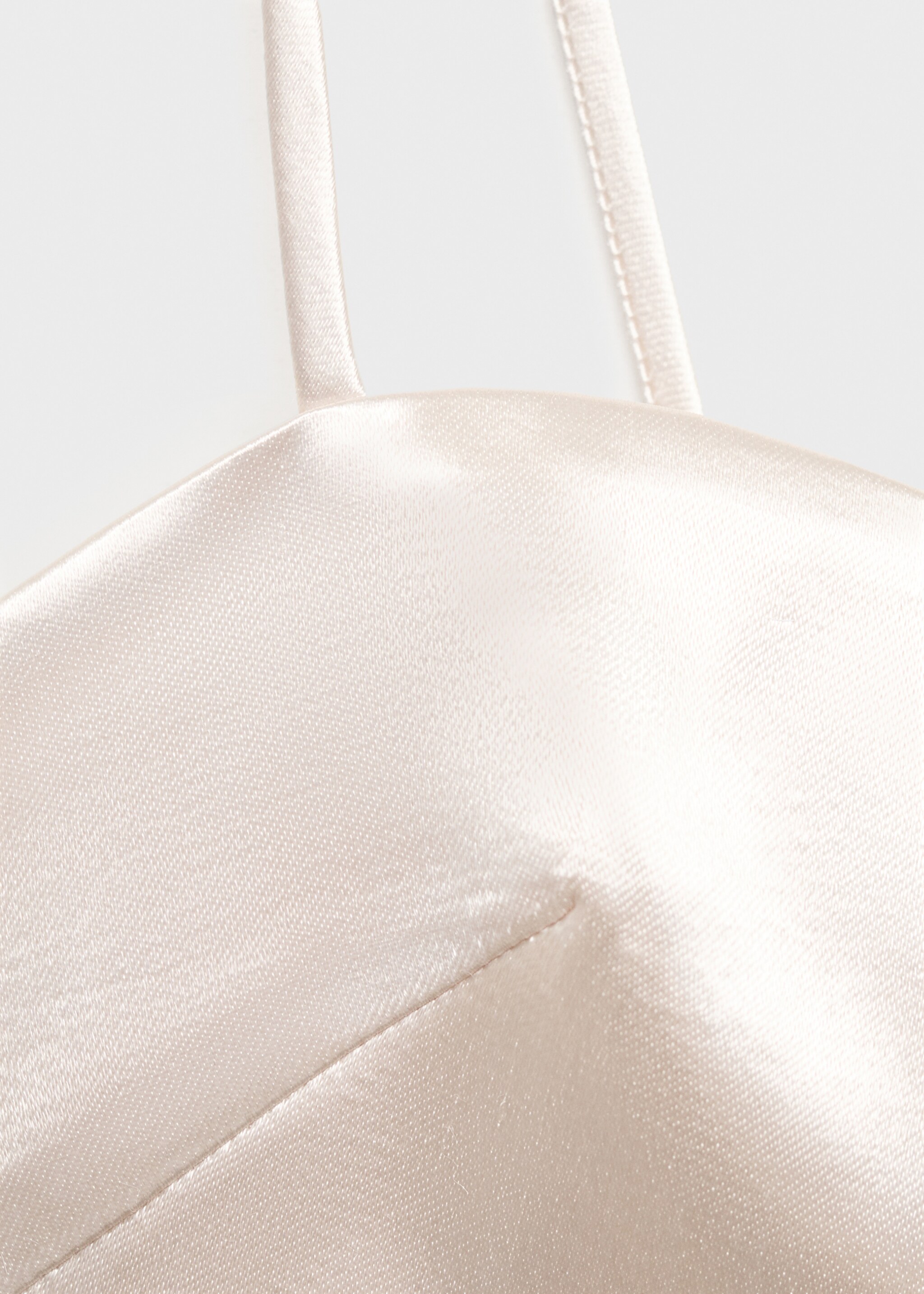 Satin crop top - Details of the article 8