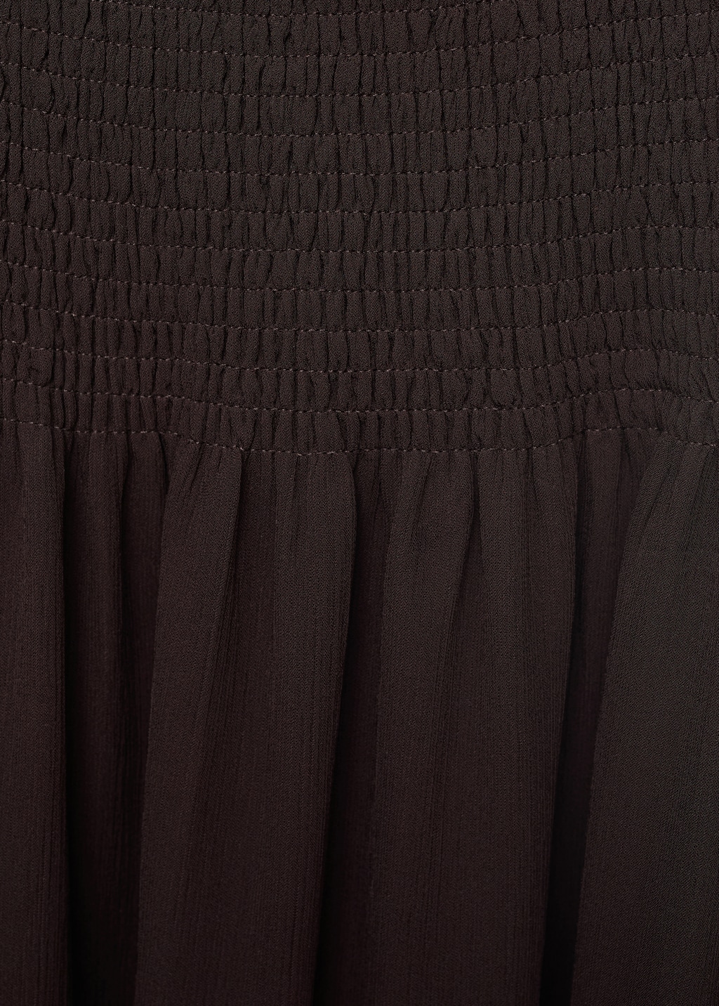 Asymmetrical dress with gathered body