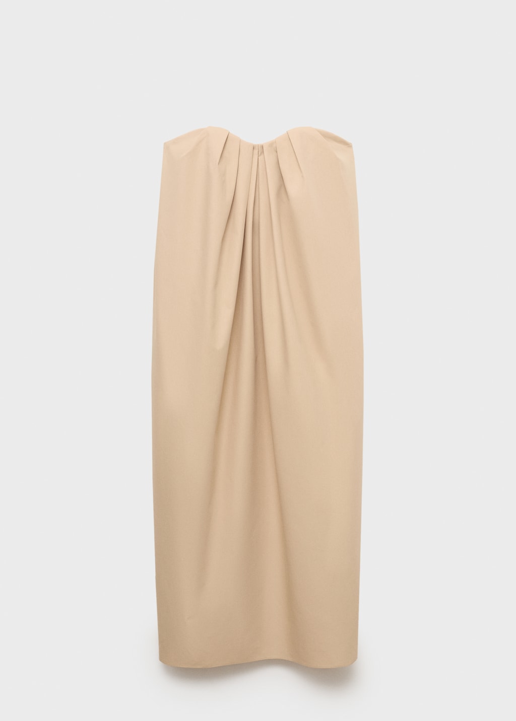 Mango Long dress with sweetheart neckline