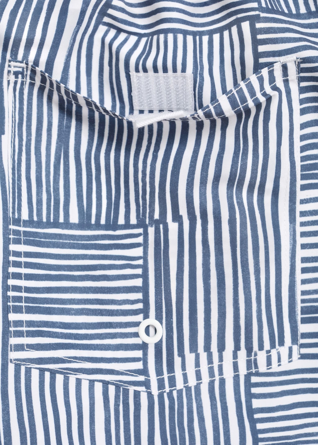 Multi-striped swimsuit