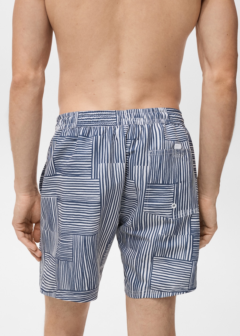 Multi-striped swimsuit