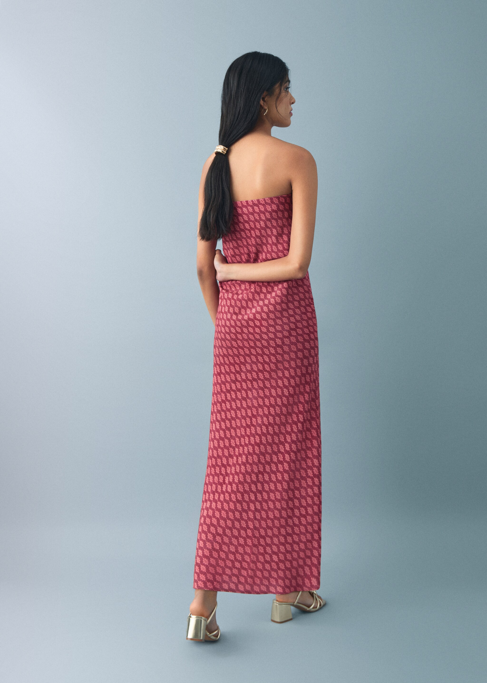 Flowy printed dress - Details of the article 2