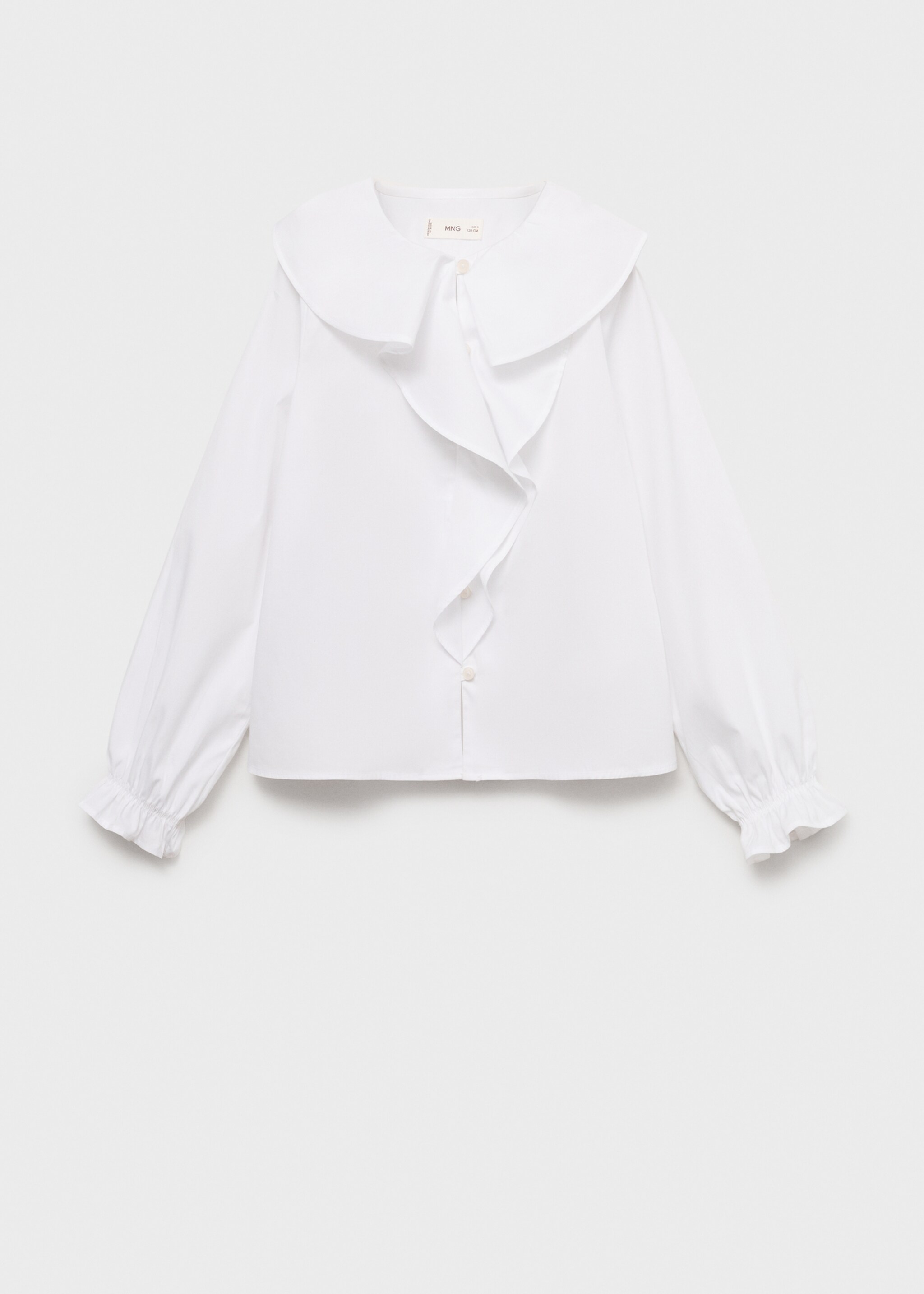 Shirt with ruffle detail - Article without model