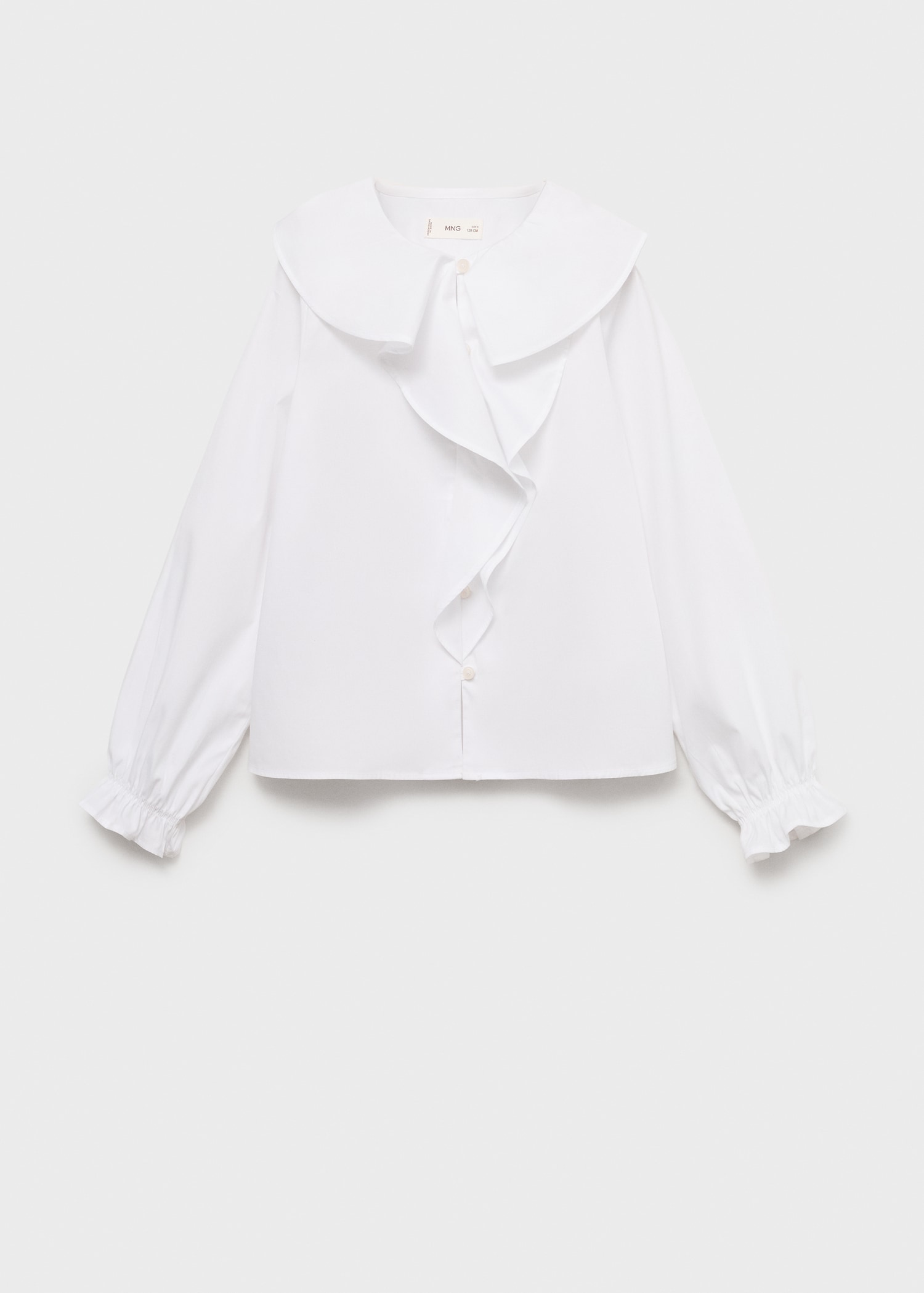 Shirt with ruffle detail - Article without model