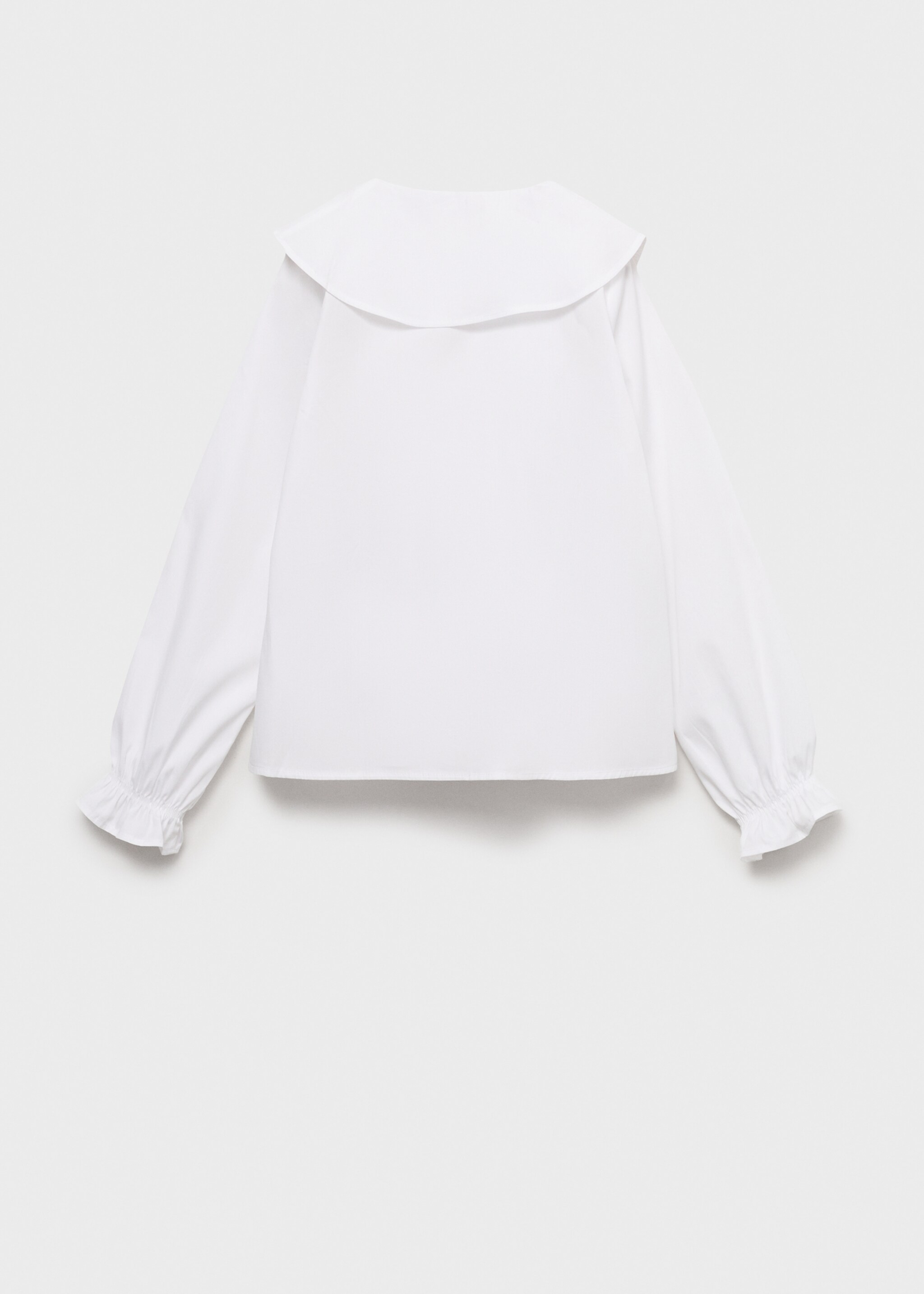 Shirt with ruffle detail - Reverse of the article
