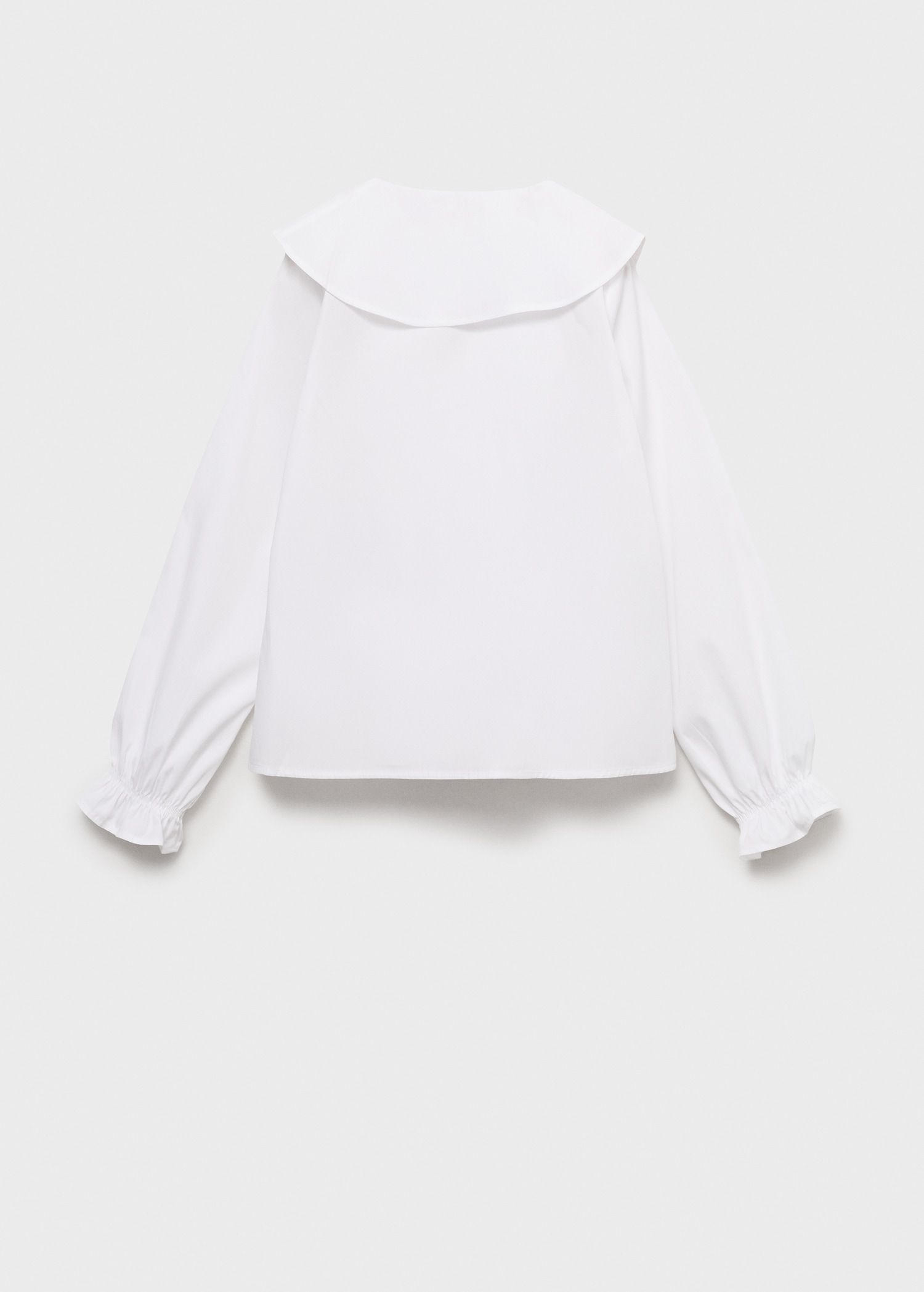 Shirt with ruffle detail - Reverse of the article