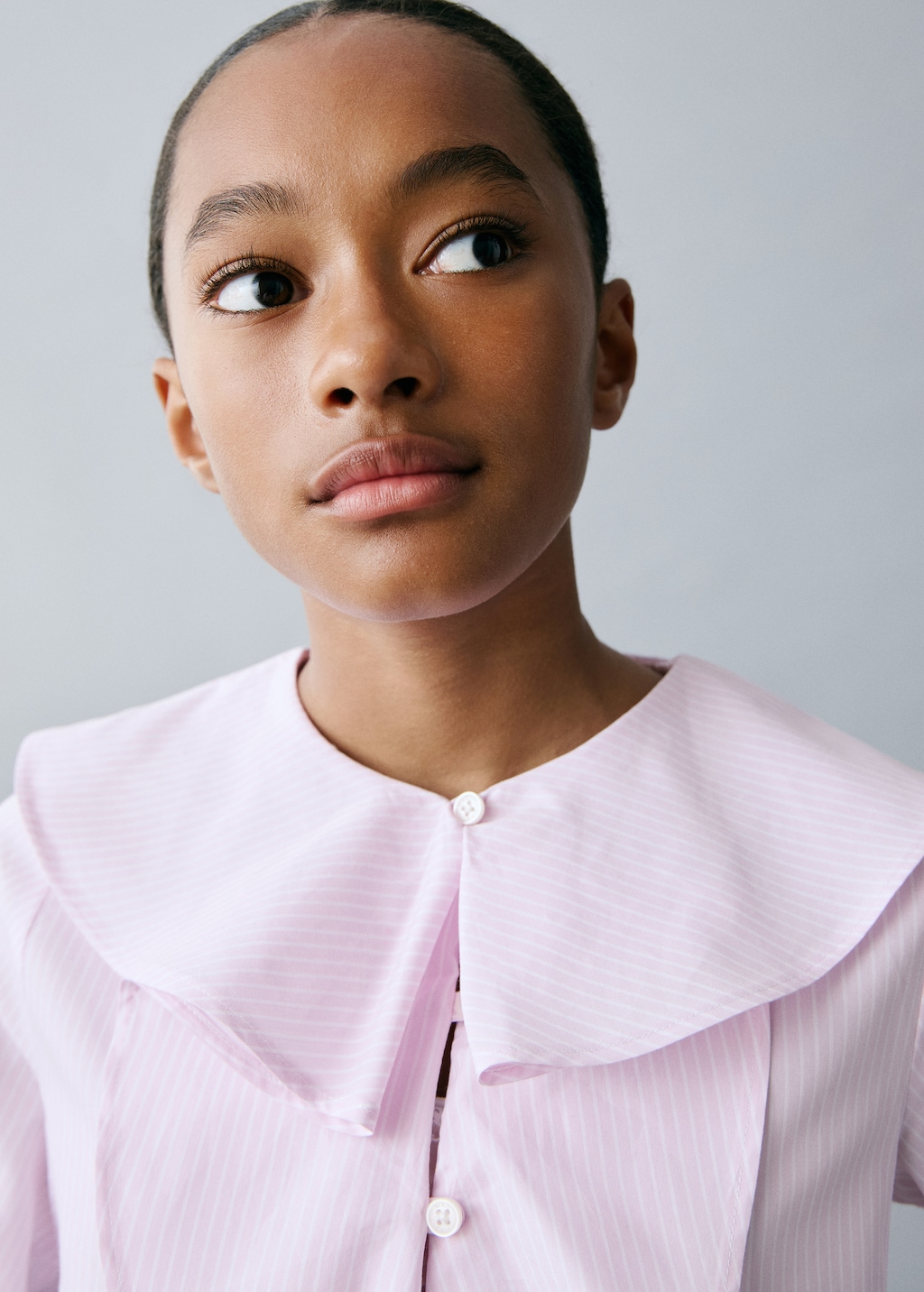 Shirt with ruffle detail