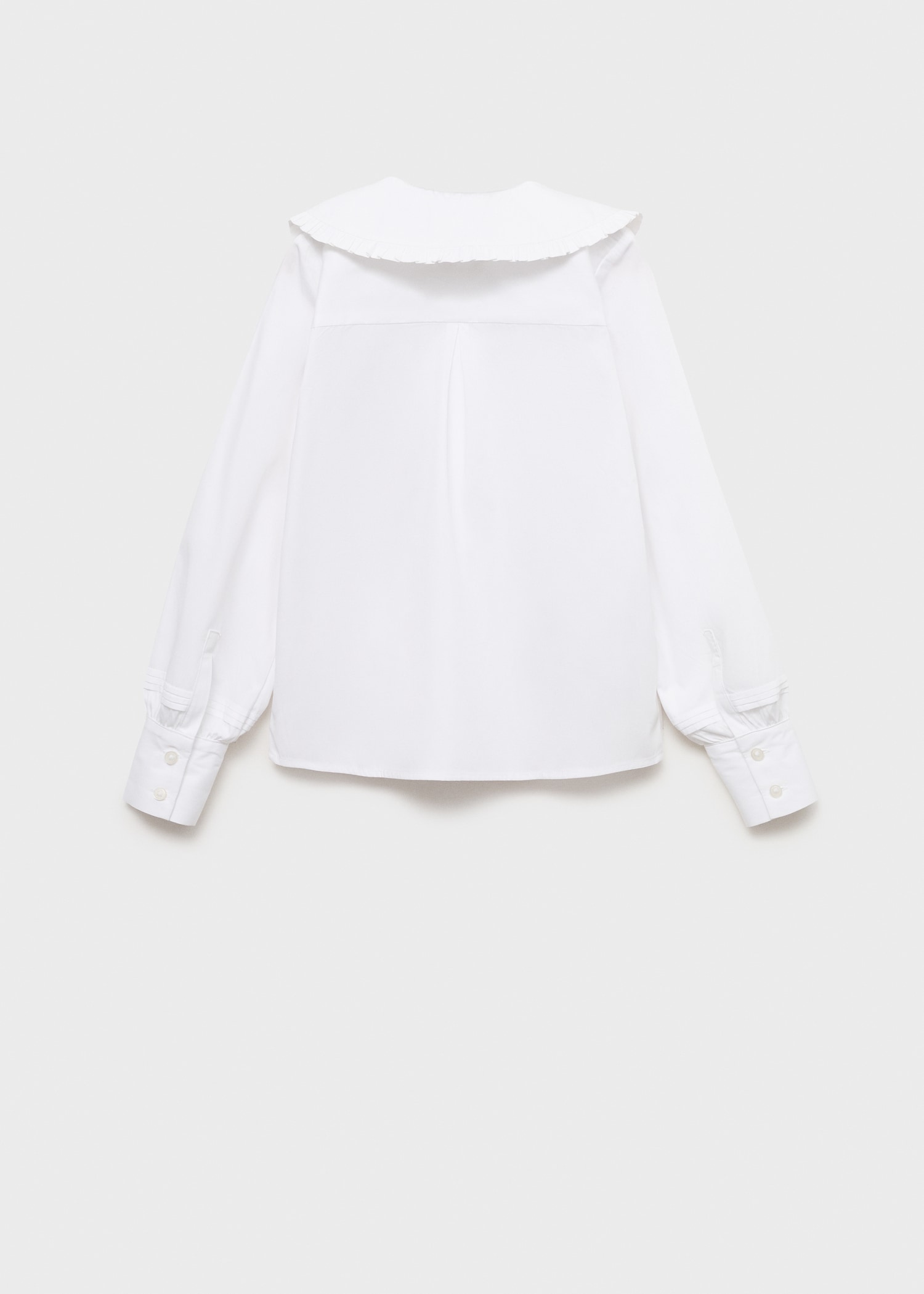 Camisa cuello babydoll - Reverso del artículo