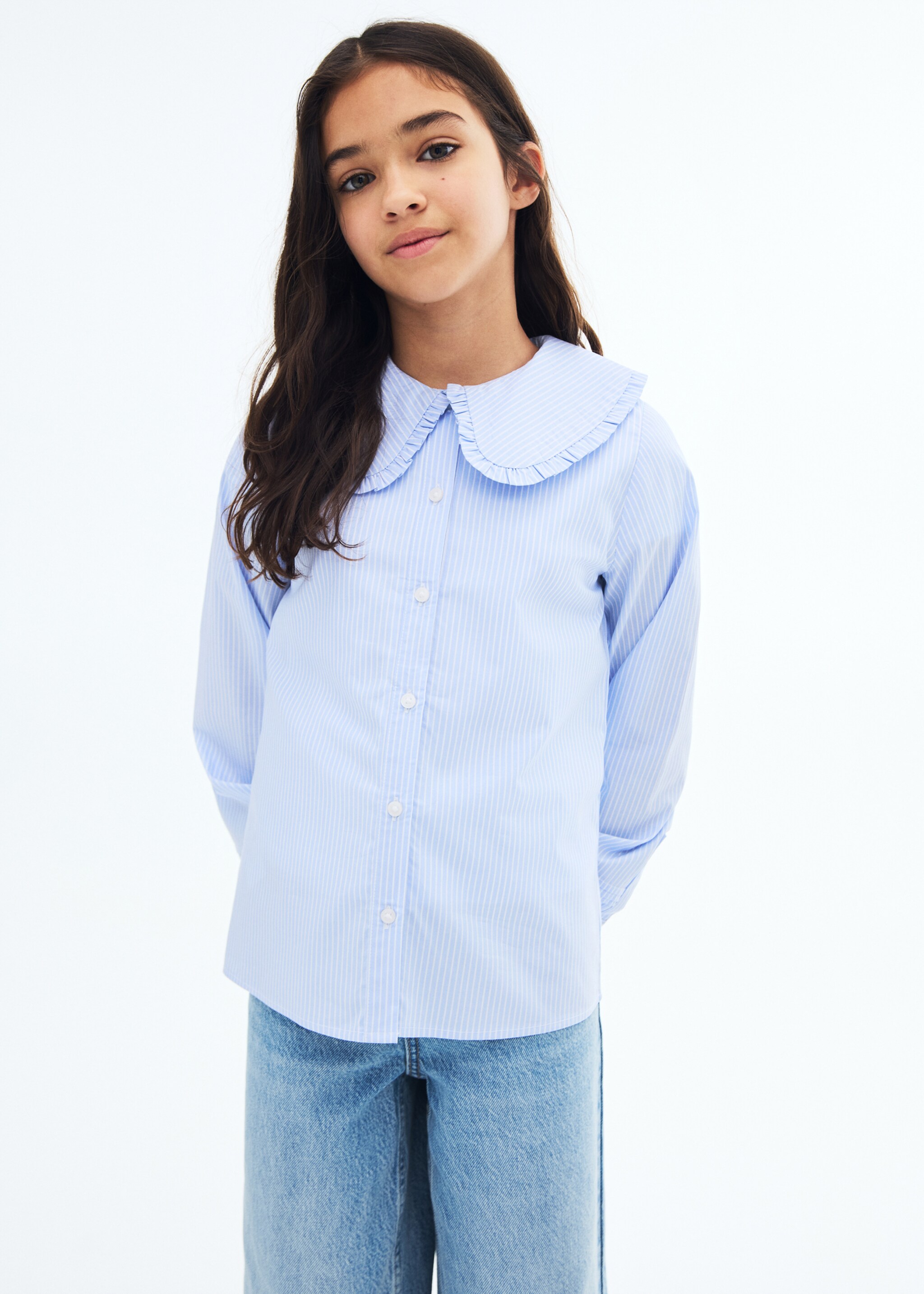 Camisa cuello babydoll - Plano medio