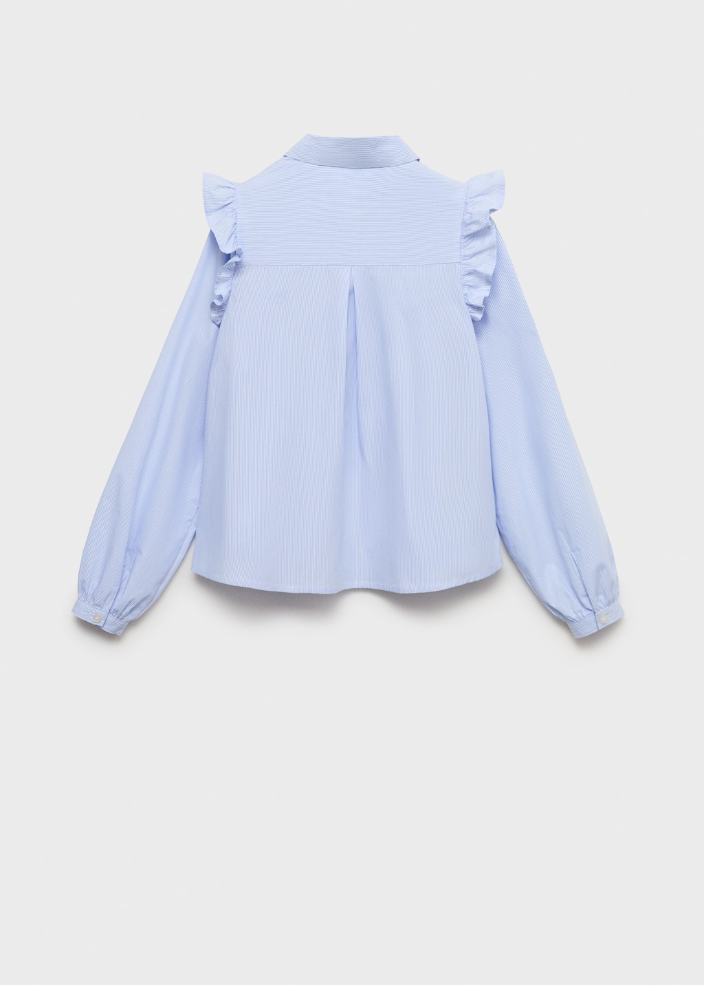 Shirt with ruffle detail