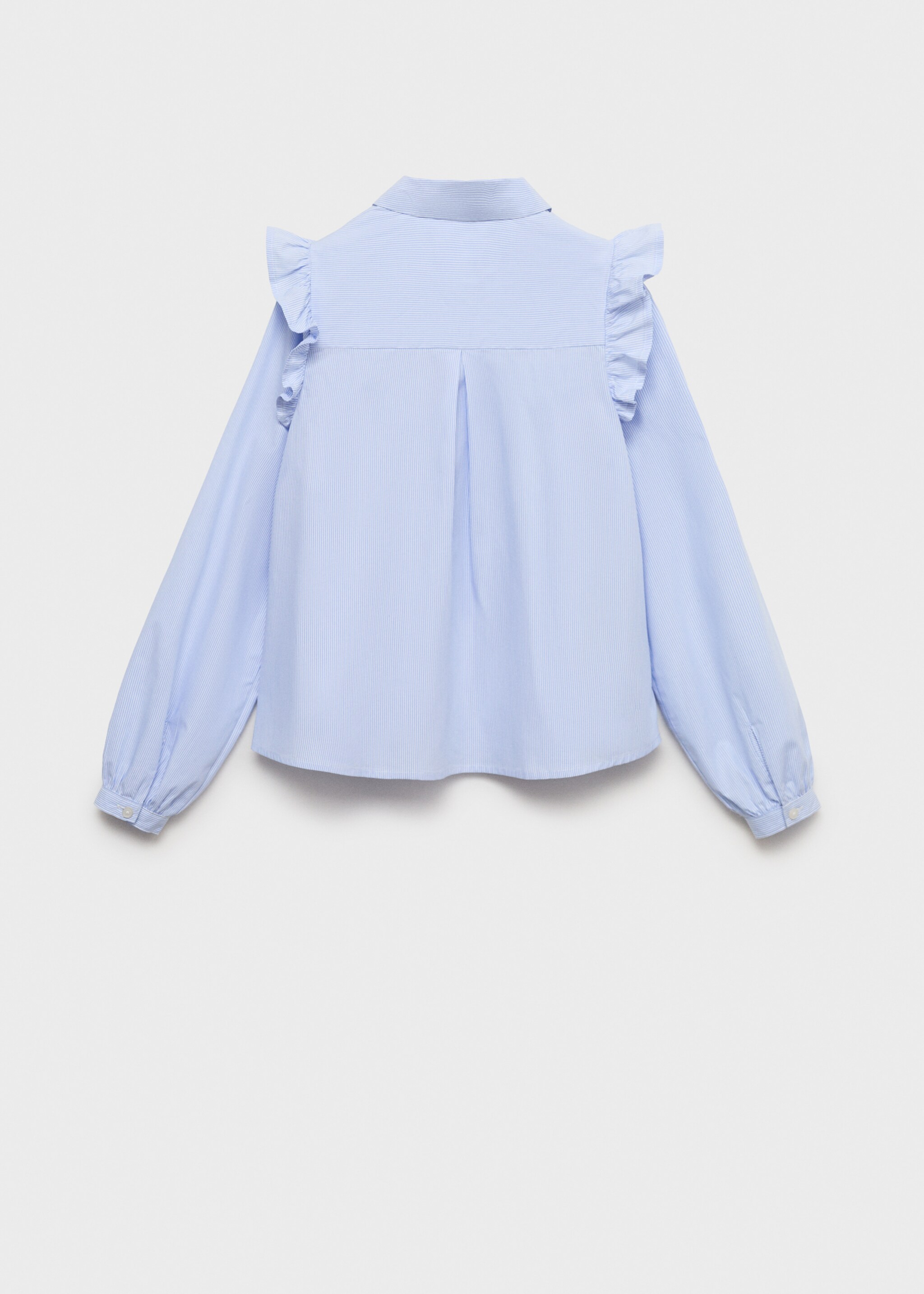 Shirt with ruffle detail - Reverse of the article
