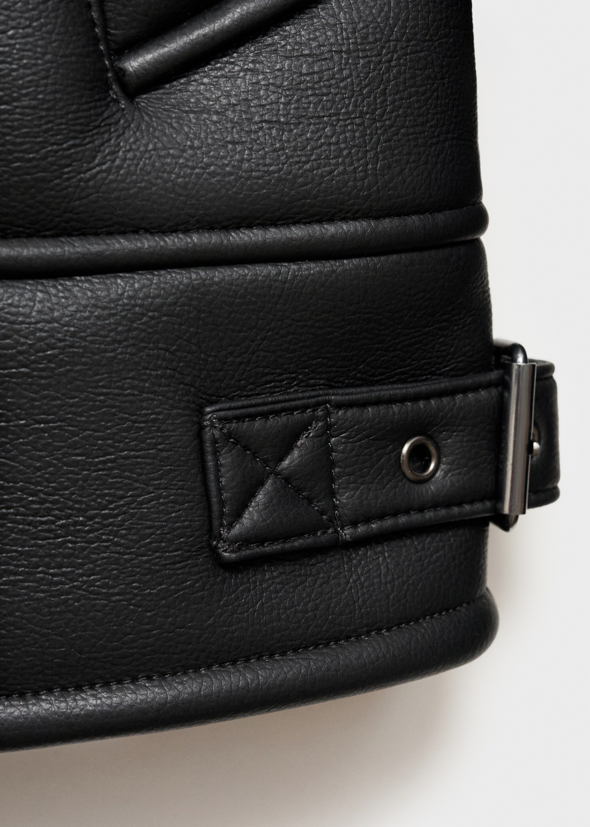 Double face sheepskin jacket - Details of the article 0, Black. Ref: 17021519-00.