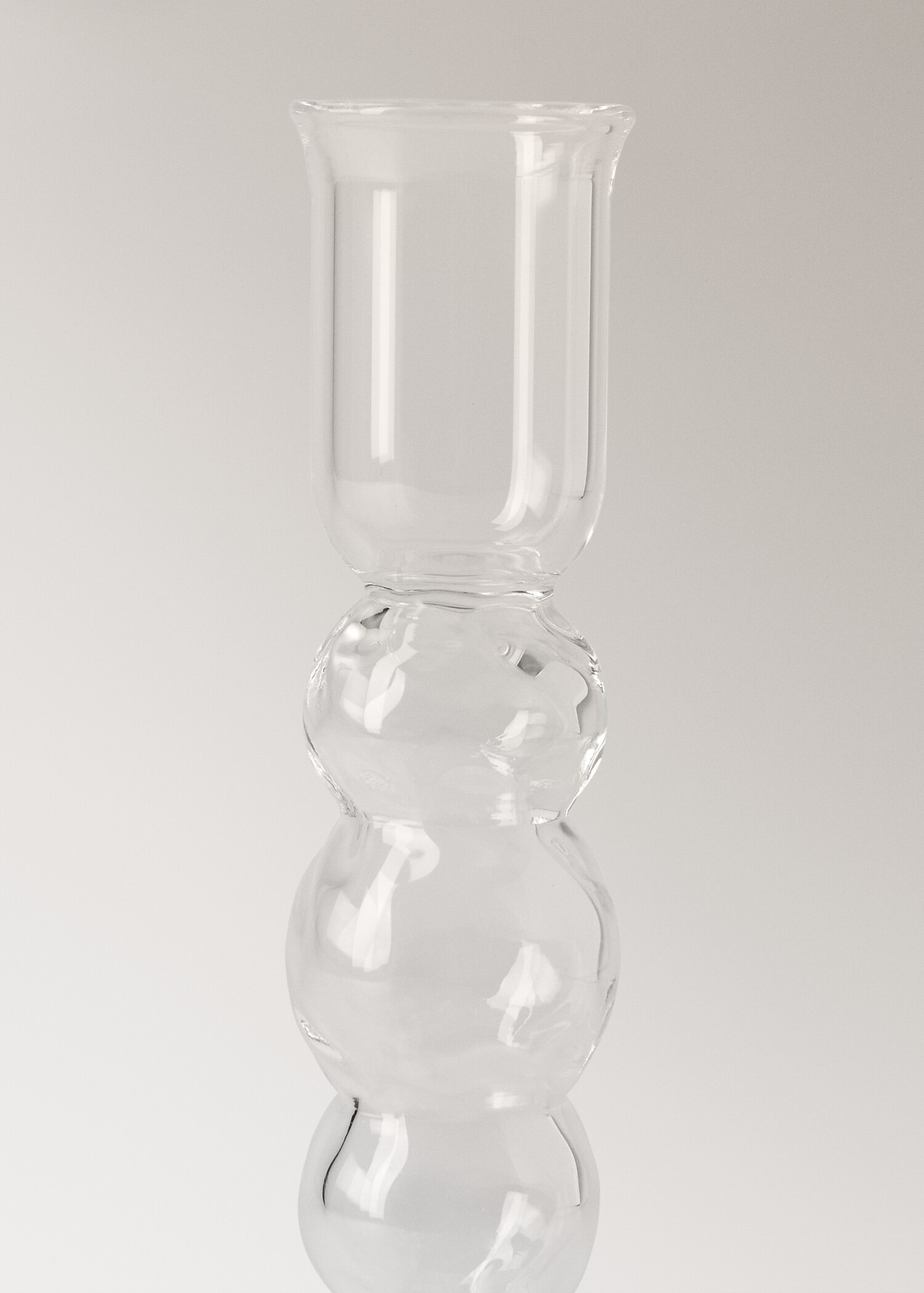 Borosilicate candelabra with spiral stem - Details of the article 1