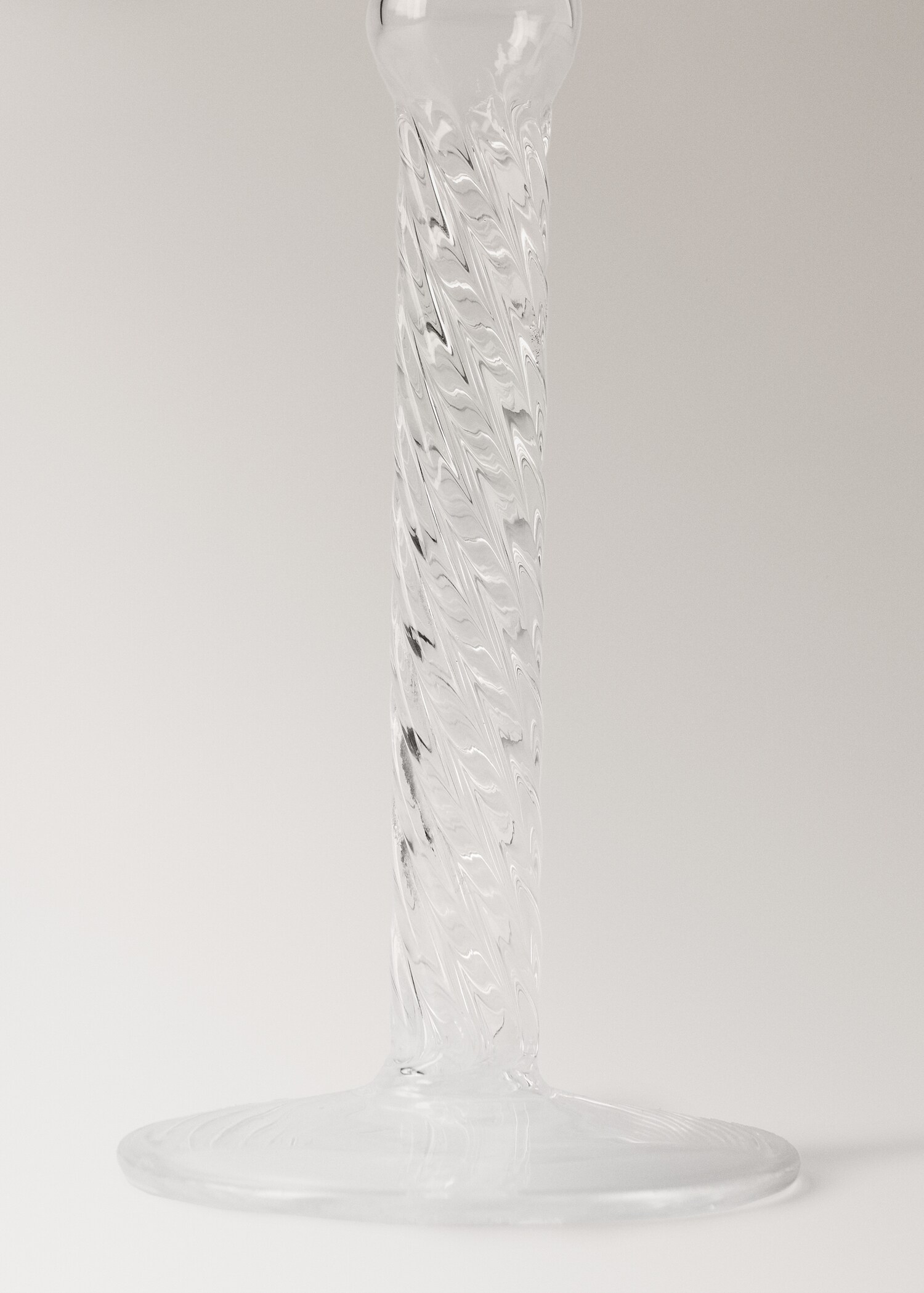Borosilicate candelabra with spiral stem - Details of the article 2