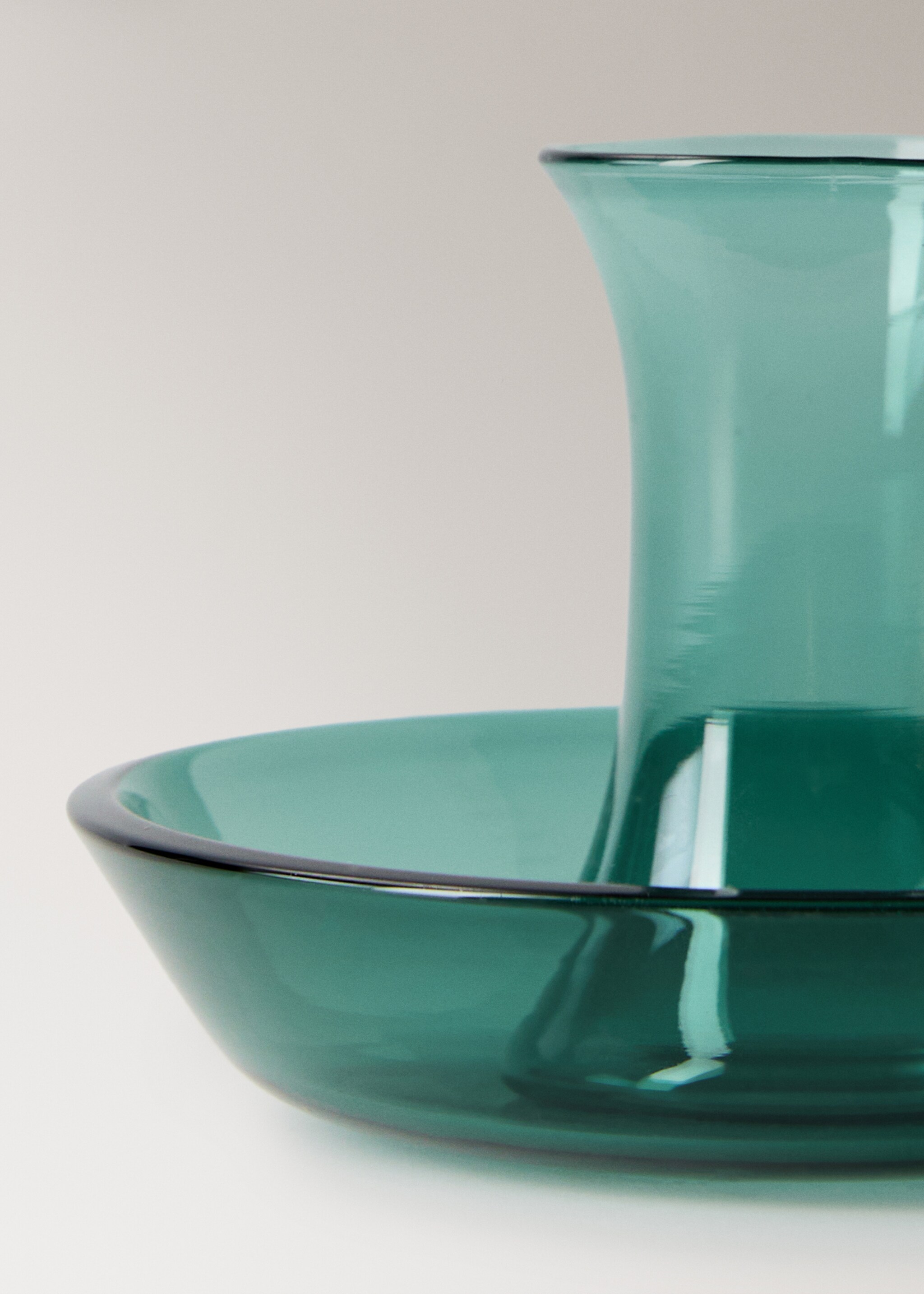 Borosilikatglas-Kerzenhalter Farbe - Detail des Artikels 2
