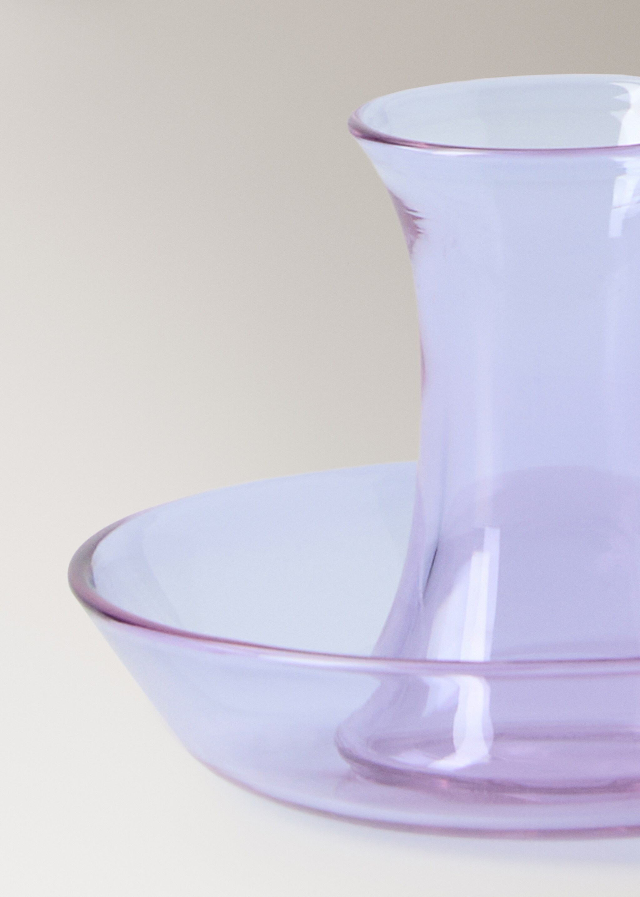 Borosilikatglas-Kerzenhalter Farbe - Detail des Artikels 2