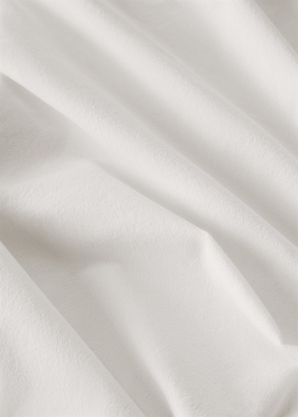 Percale cotton duvet cover with chiffon ruffle for 135 cm bed