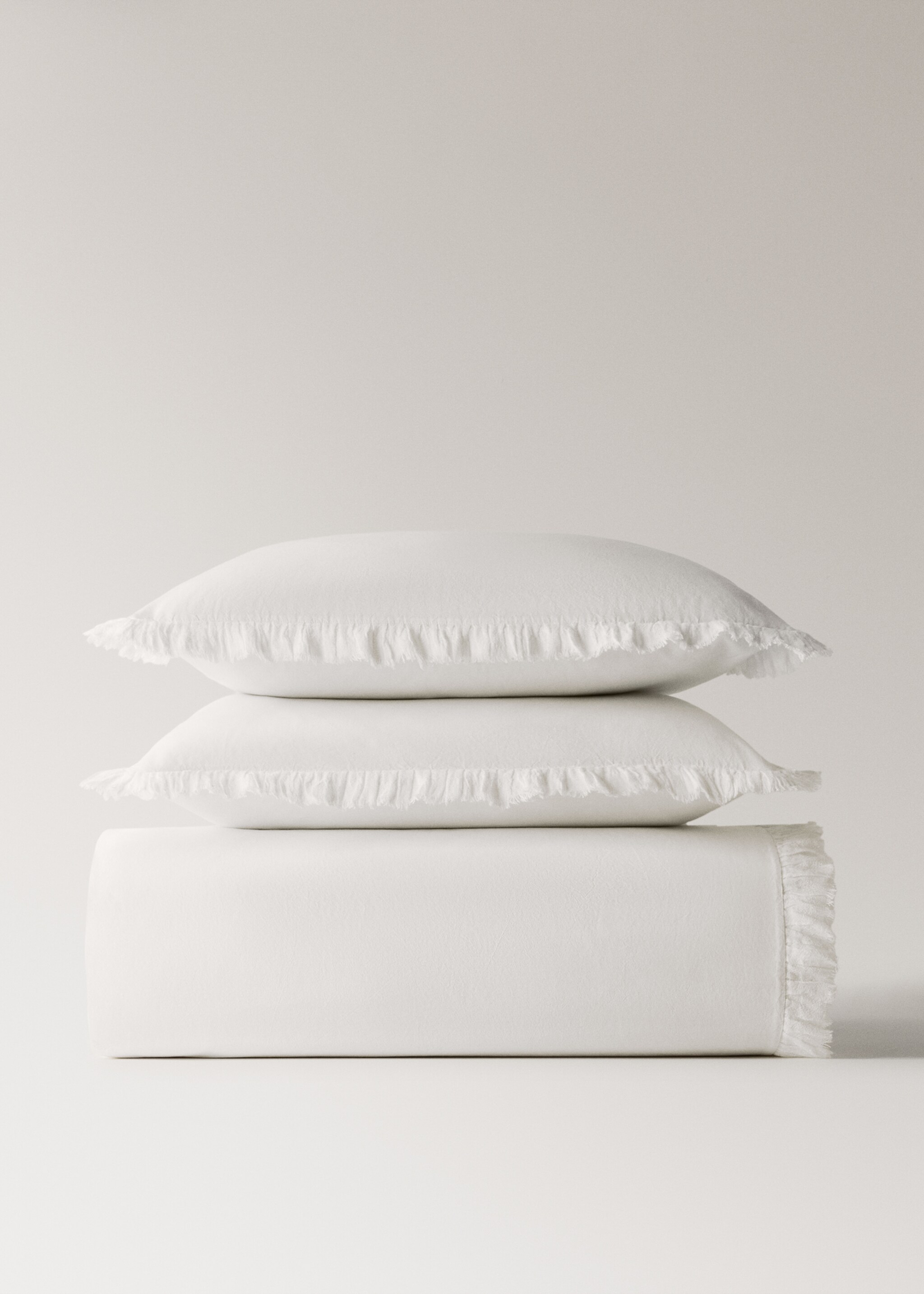 Funda nórdica algodón percal volante gasa cama 150 cm - Artículo sin modelo