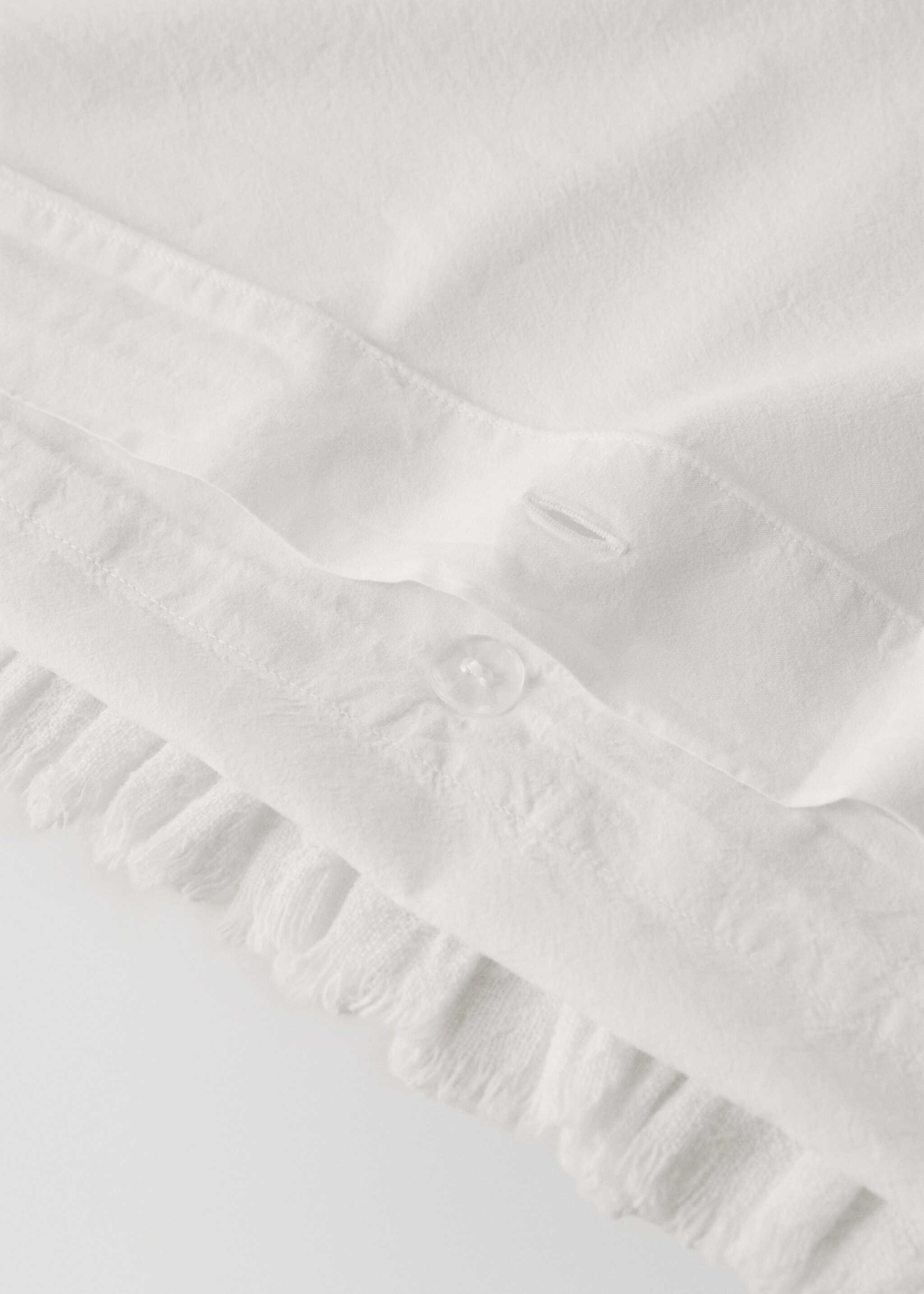 Funda nórdica algodón percal volante gasa cama 150 cm - Detalle del artículo 1