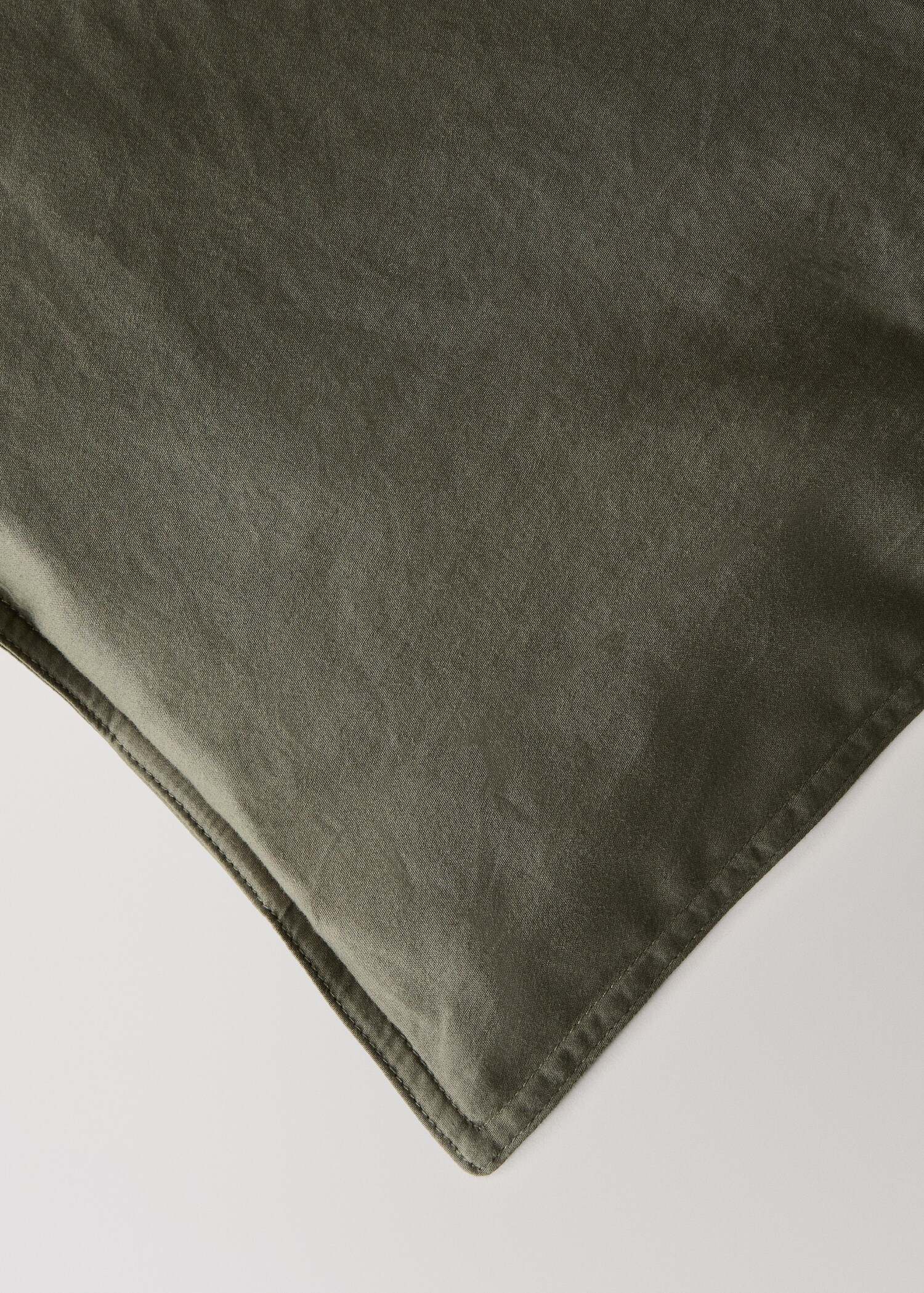 Funda nórdica algodón satén lavado doble pespunte cama 135/140 cm - Detalle del artículo 3